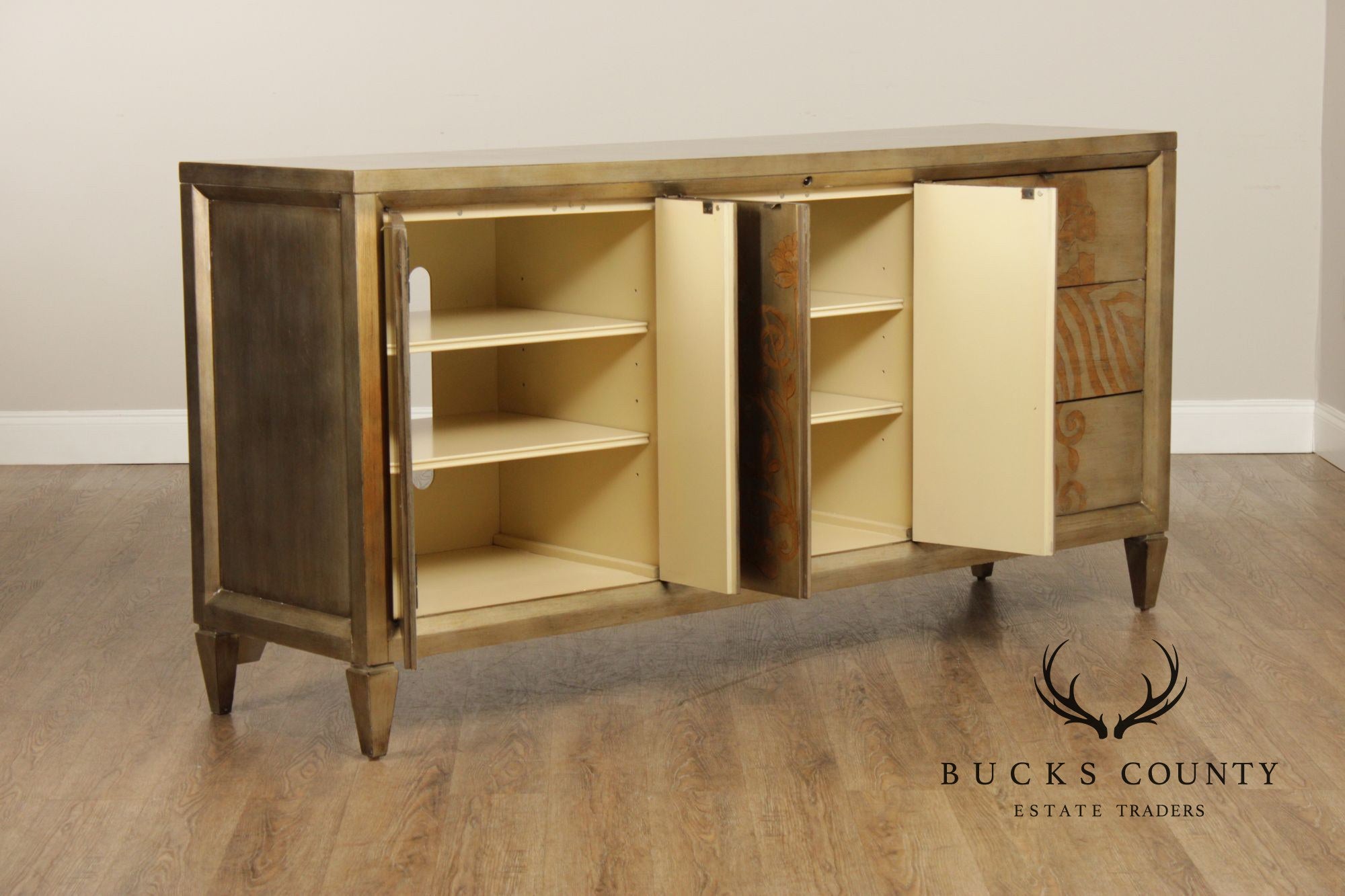 Hooker 'Sanctuary' Painted Sideboard or Media Console