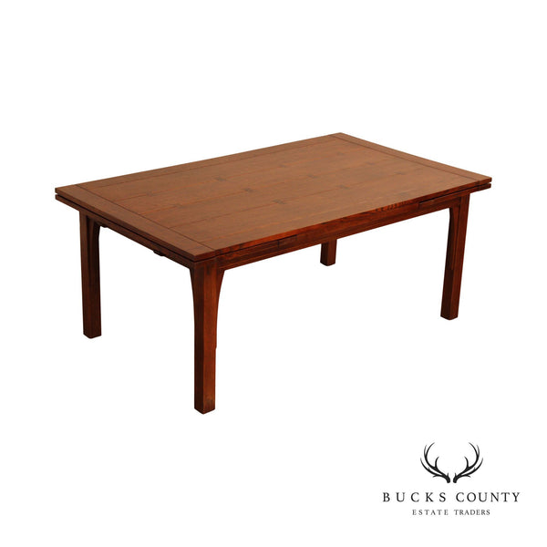 Stickley Mission Collection Oak Drawtop Dining Table