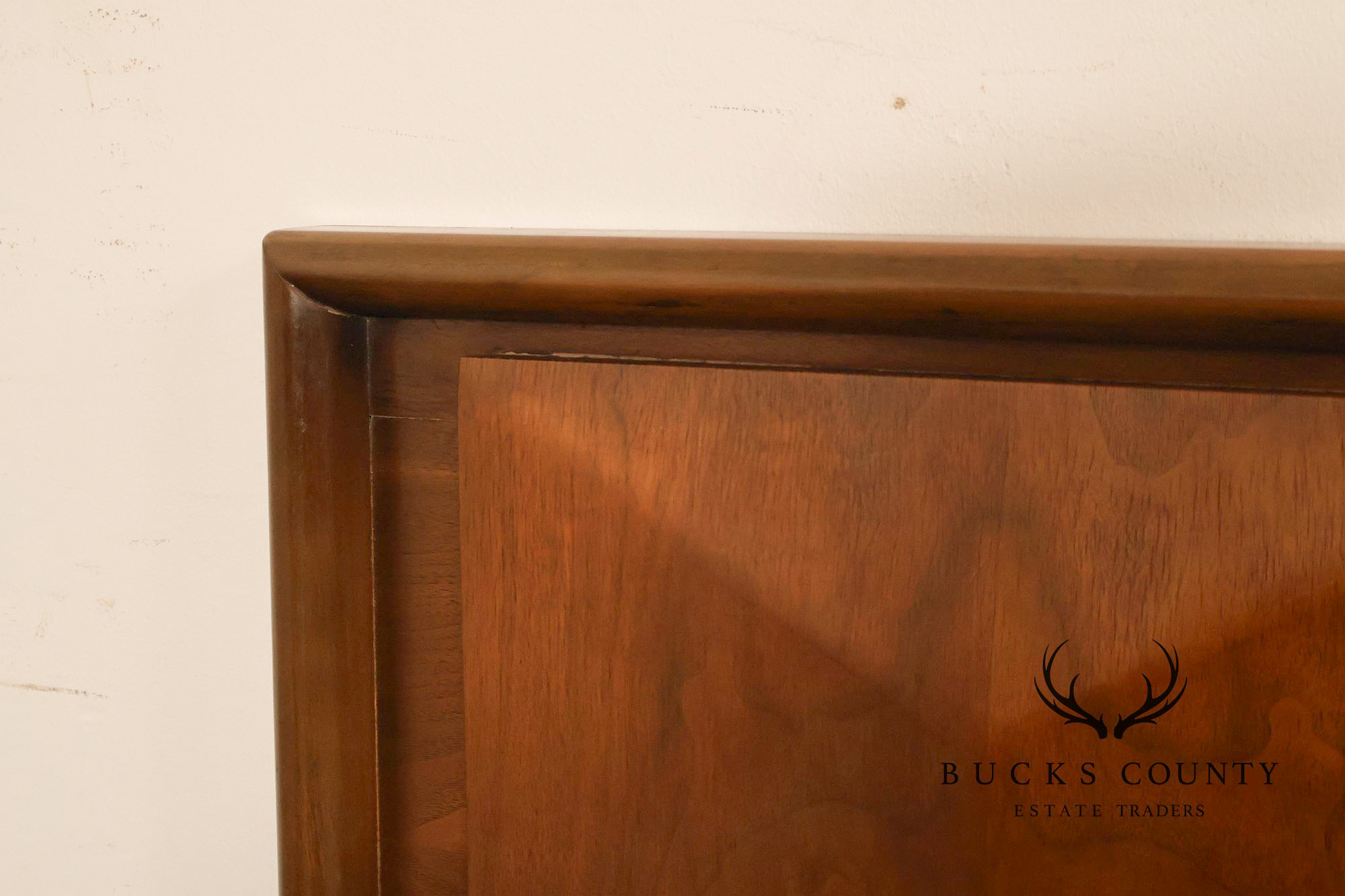 United Furniture Mid Century Diamond Walnut Queen Headboard