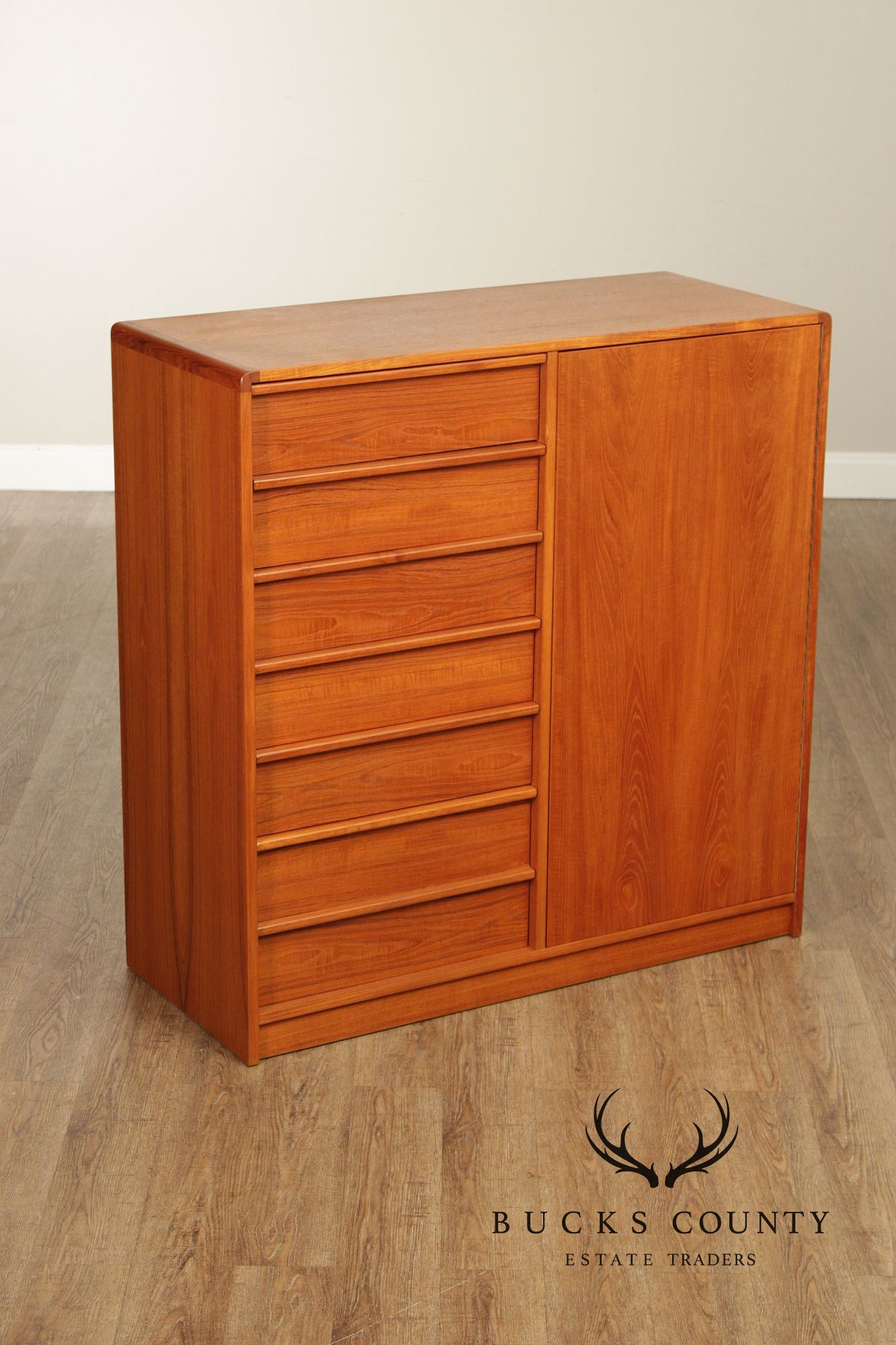 Schreibers Mobelfabrik Danish Modern Teak Chifferobe