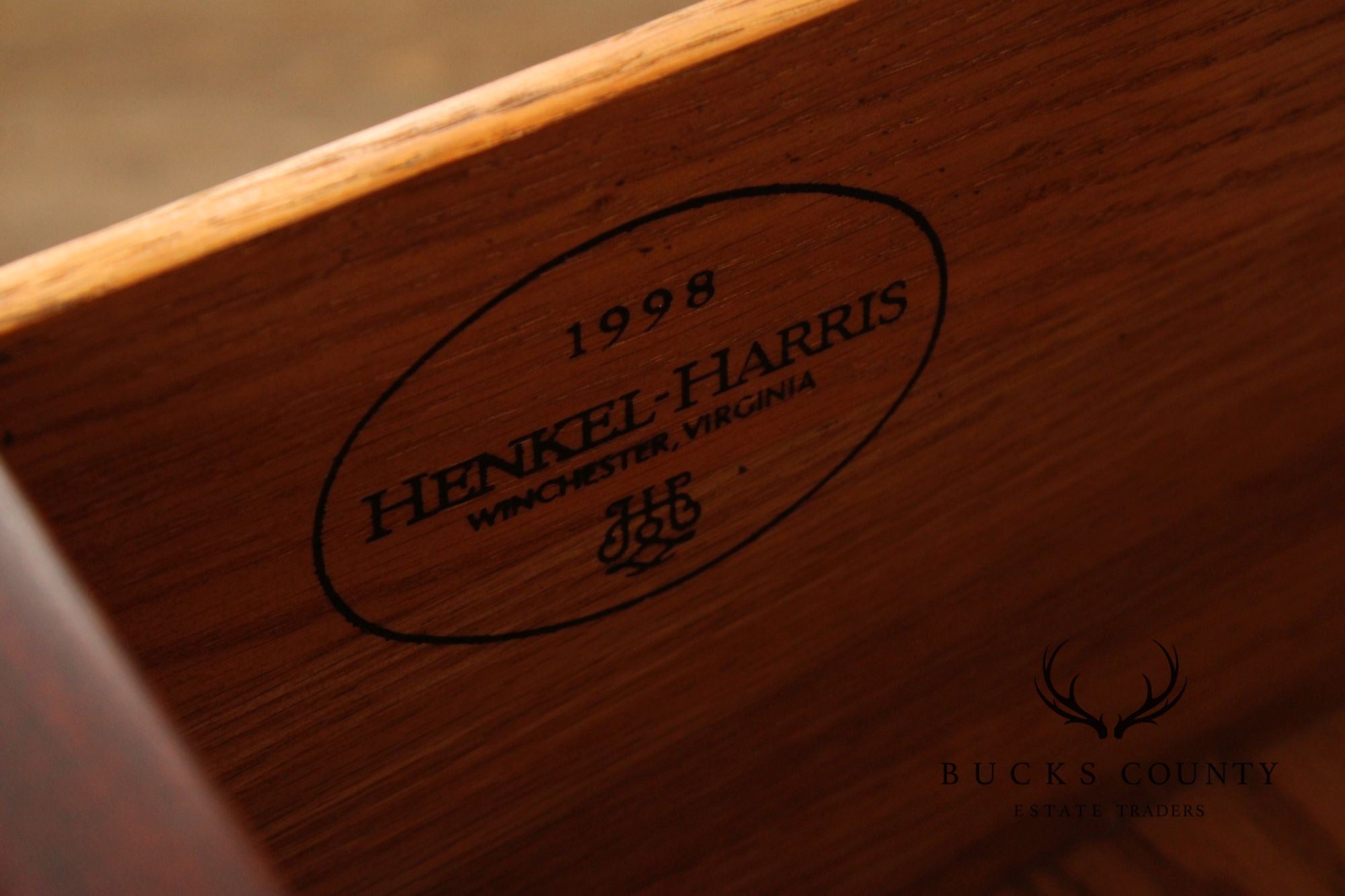 Henkel Harris Georgian Style Mahogany Armoire