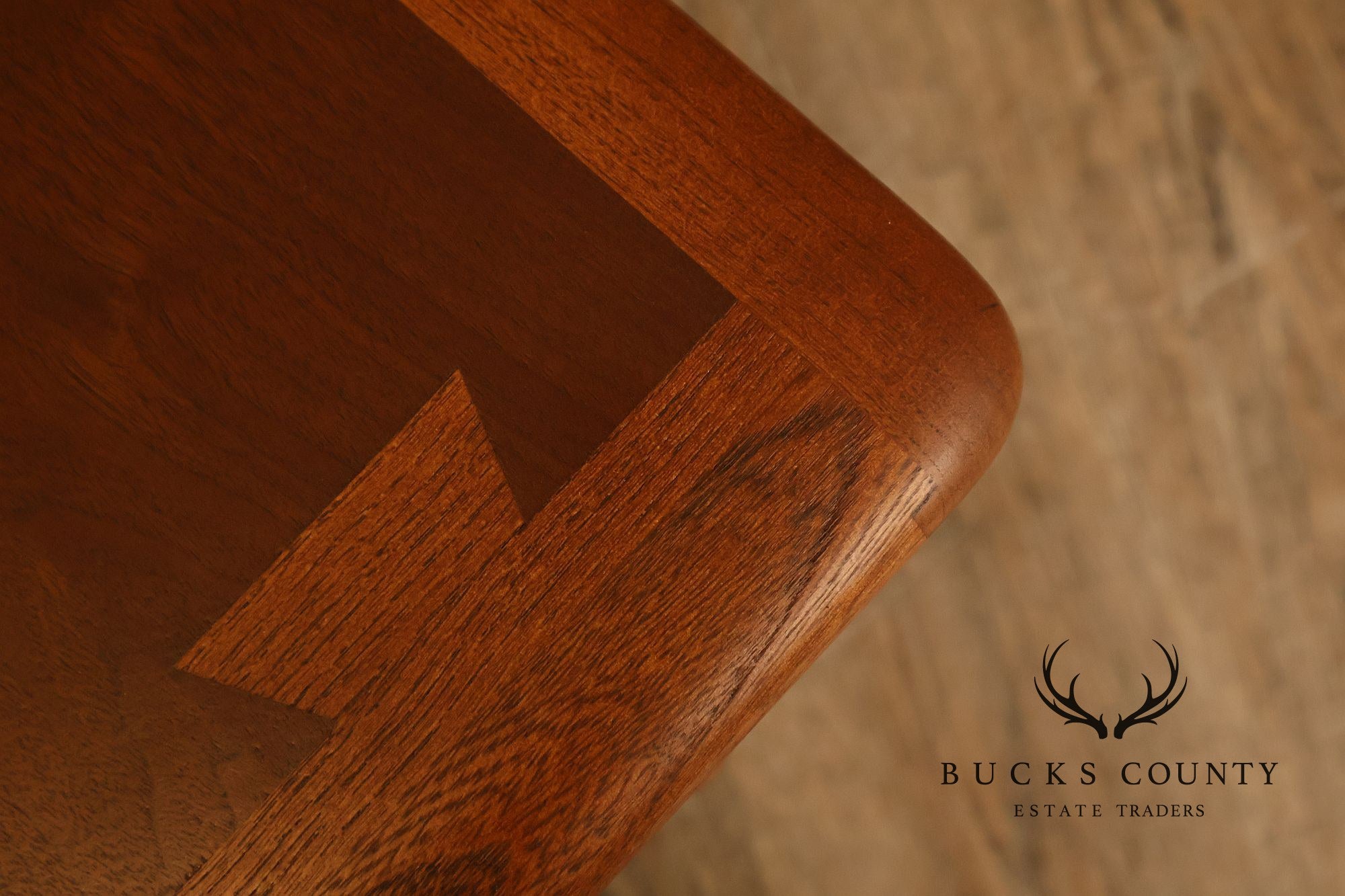 Lane Acclaim Mid Century Modern Walnut And Oak Two-Tier End Table