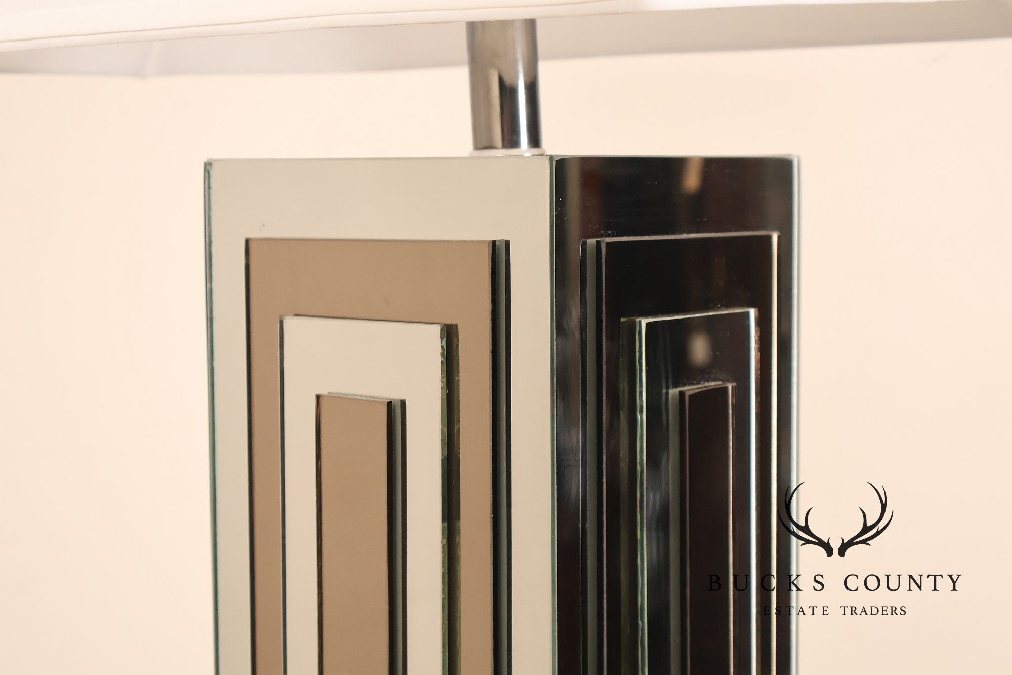 Ello Hollywood Regency Mirrored Table Lamp