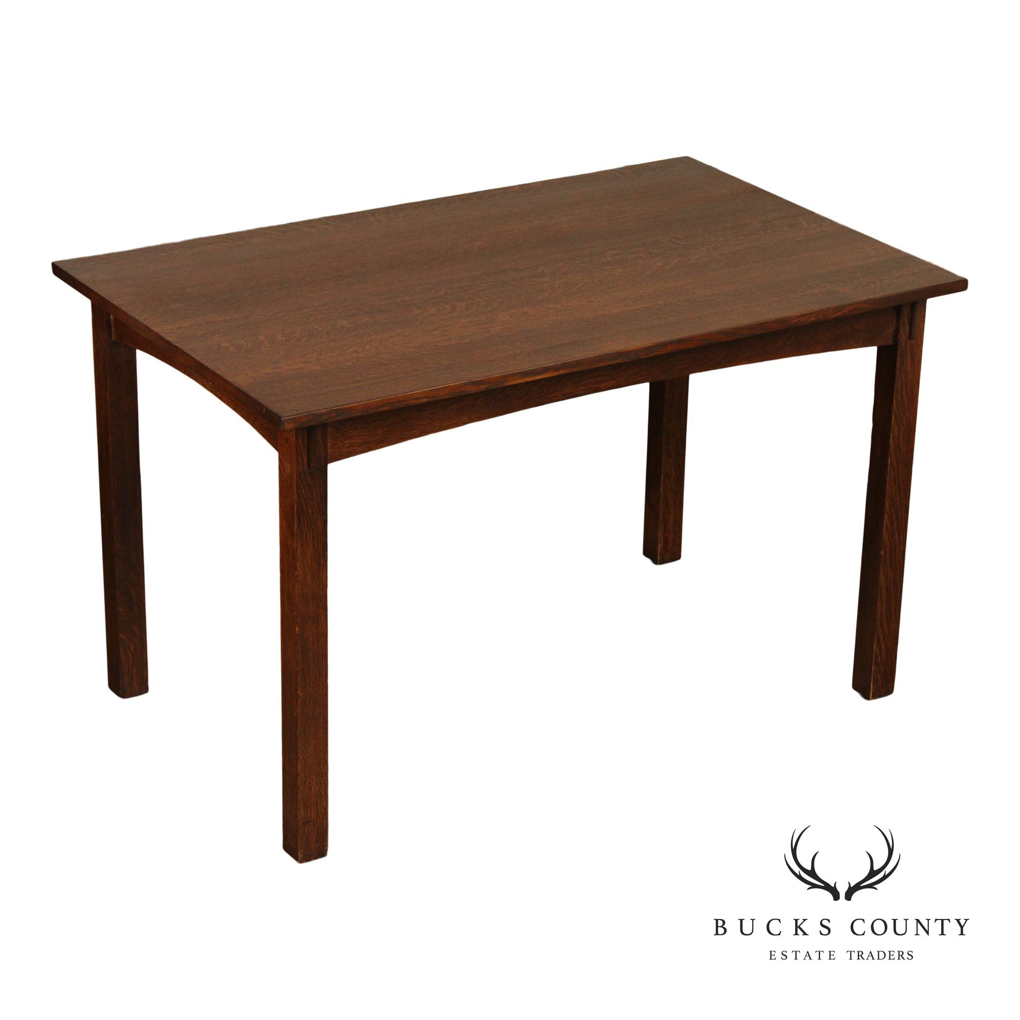 Stickley Mission Collection Small Oak Dining Table