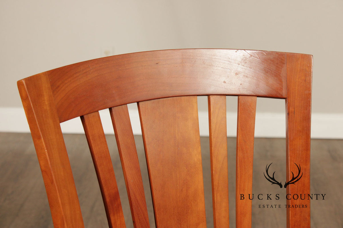 Stickley Highlands Collection Set of Six Cherry Side Chairs