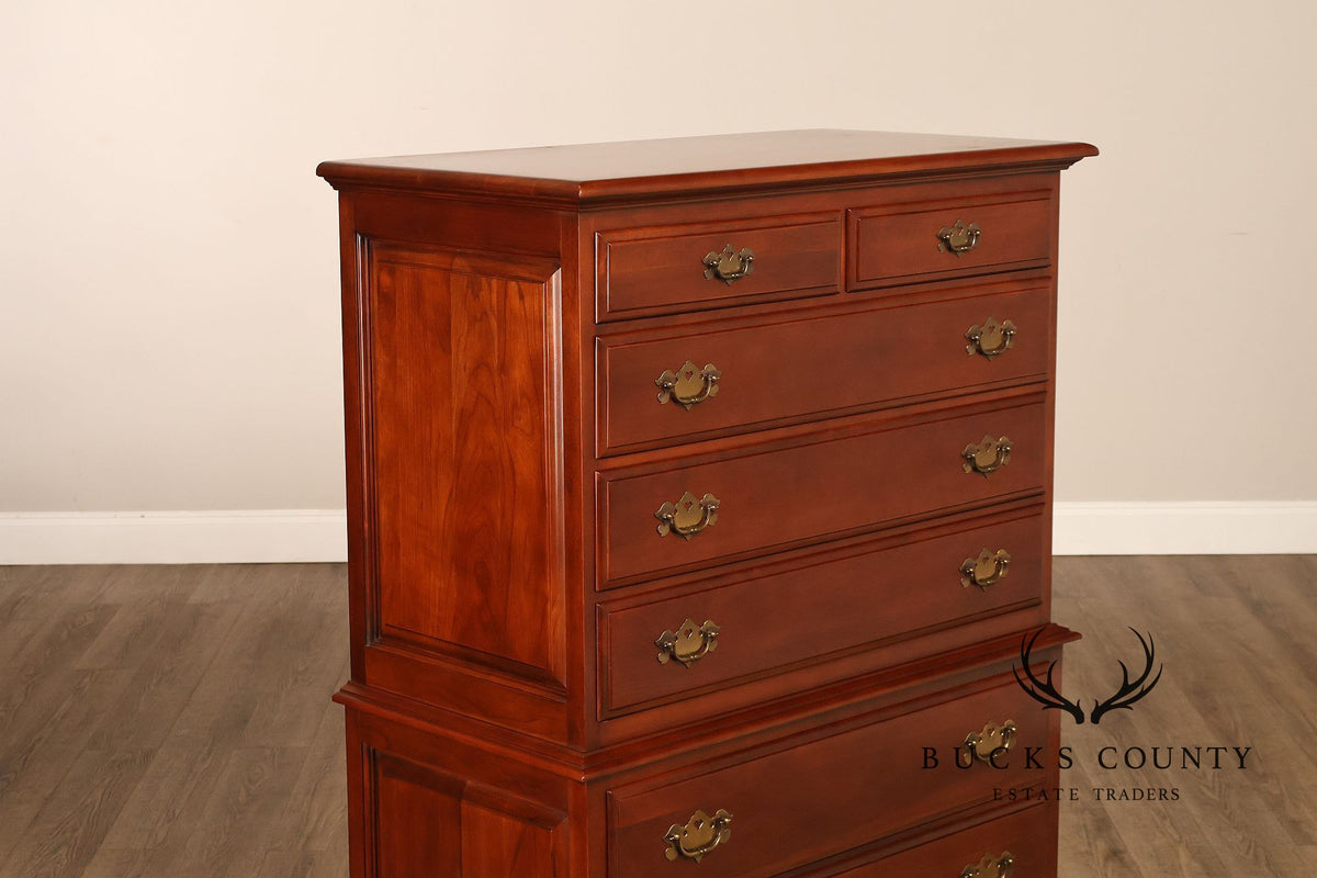 Monitor Furniture Company Vintage Solid Cherry High Chest
