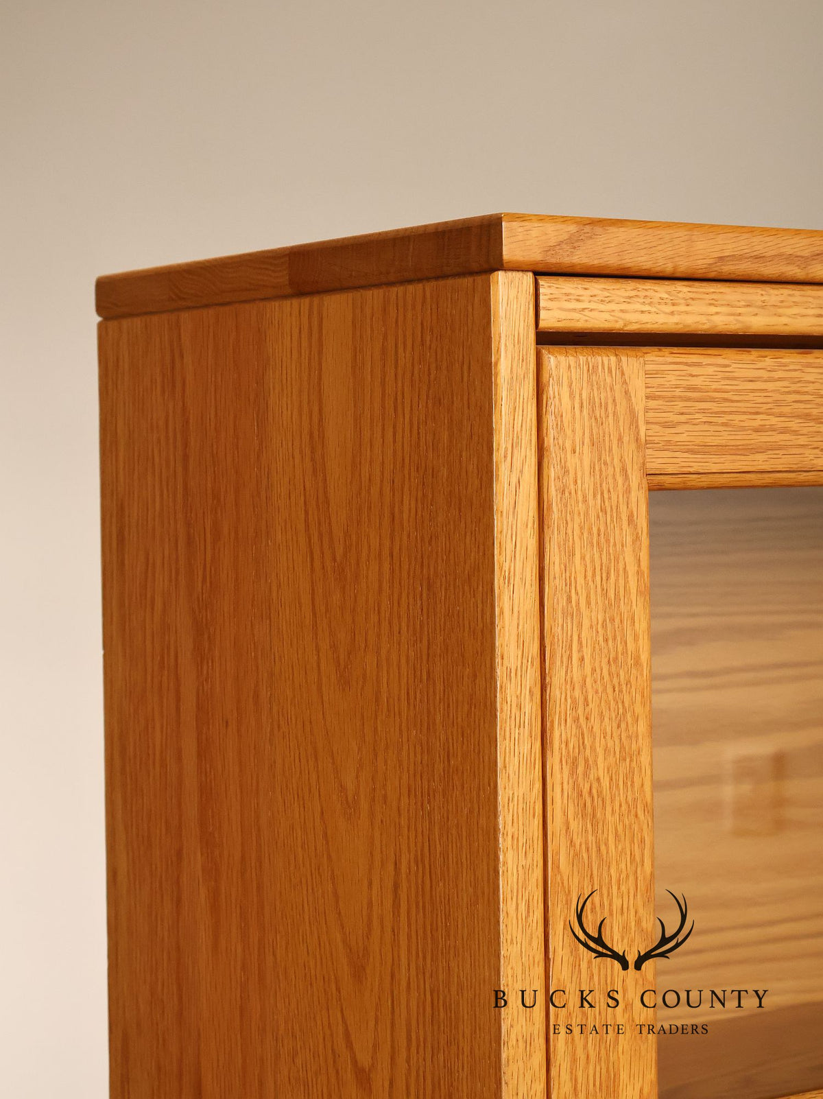 Amish Made Oak Five Stack Barrister Bookcase