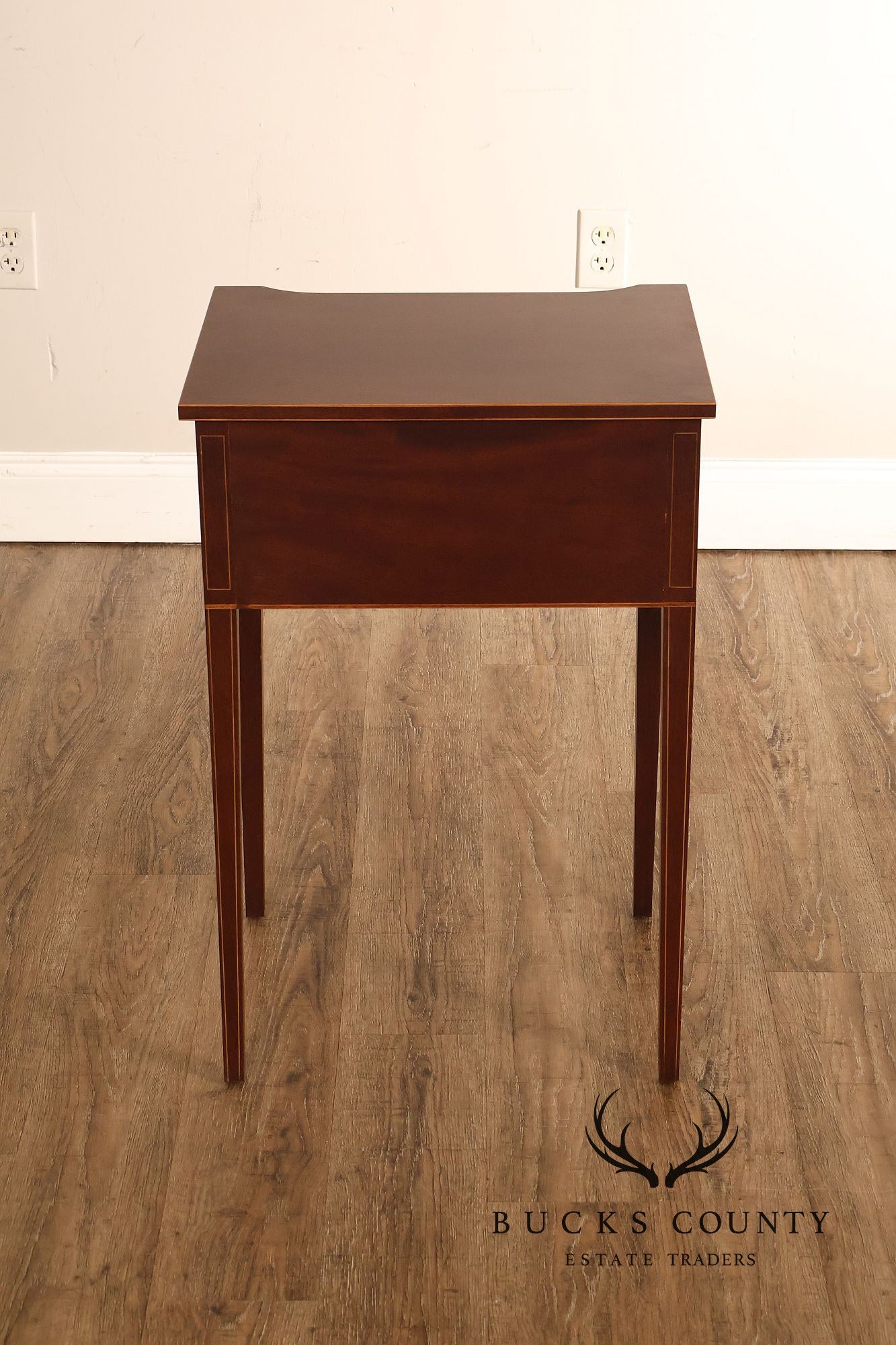 Stickley Colonial Williamsburg Mahogany Inlaid End Table