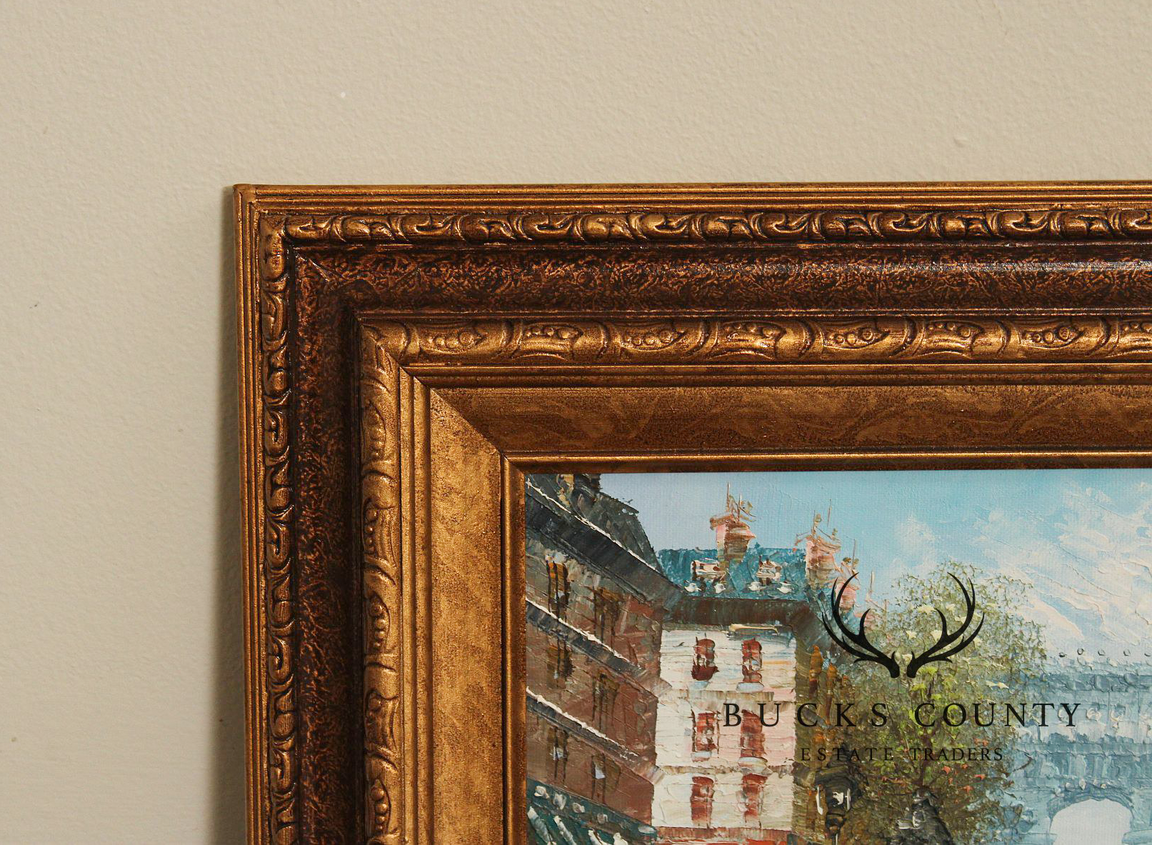 Caroline Burnett Impressionist Painting, Arc De Triomphe