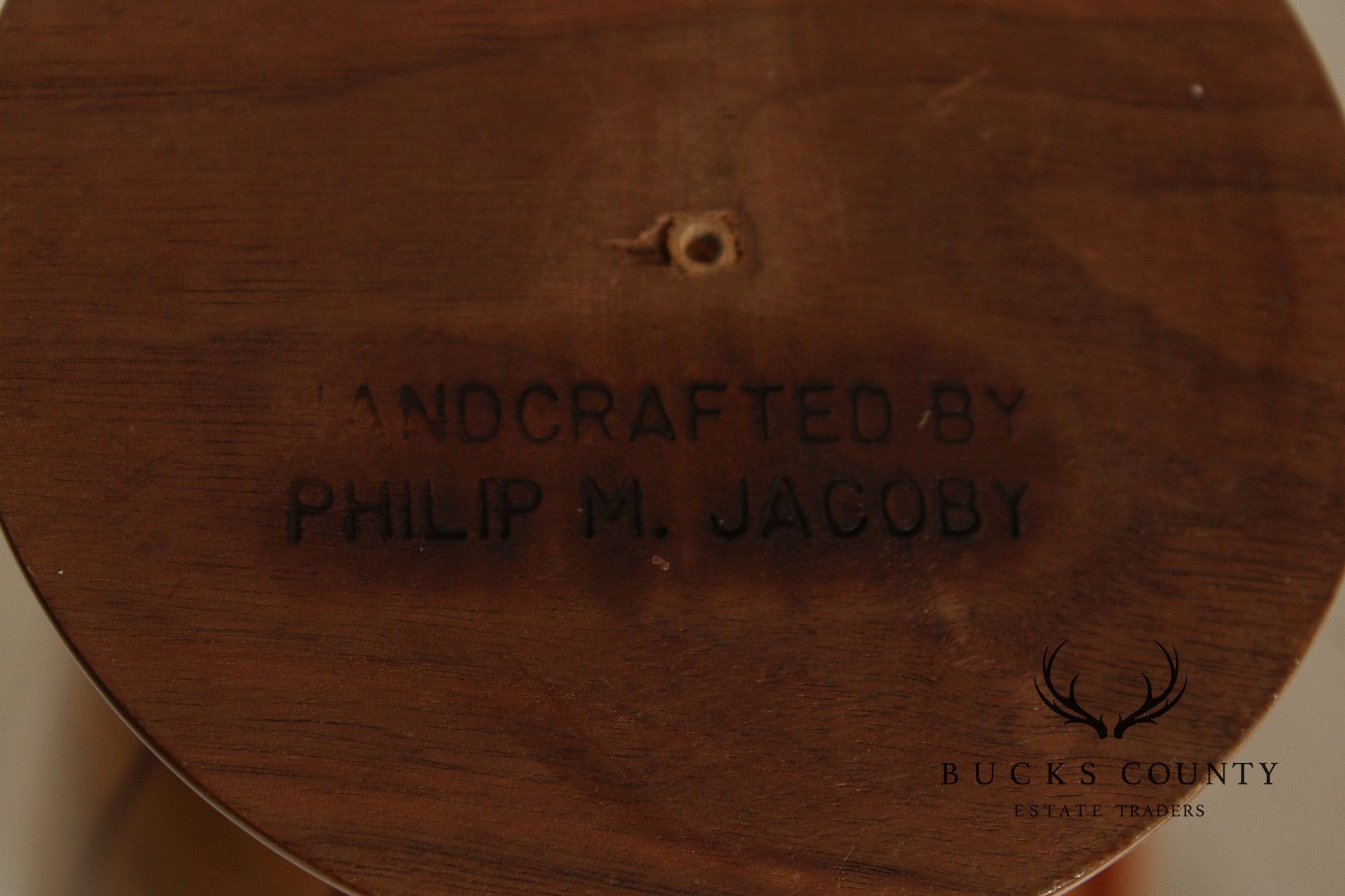 Philip M. Jacoby Set of Three Handcrafted Wood Vases