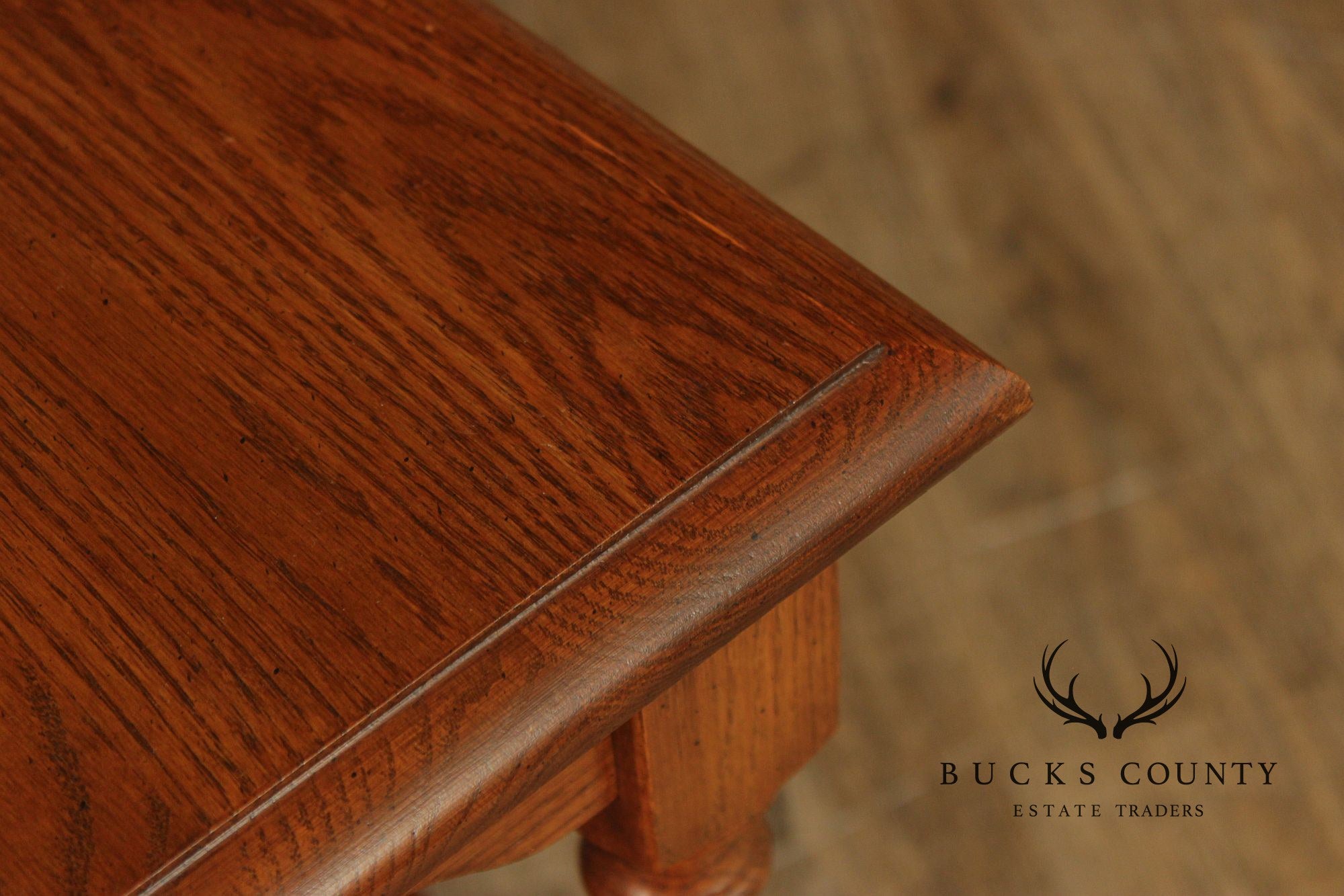 Pennsylvania House Solid Oak Two Tier End Table With Drawer