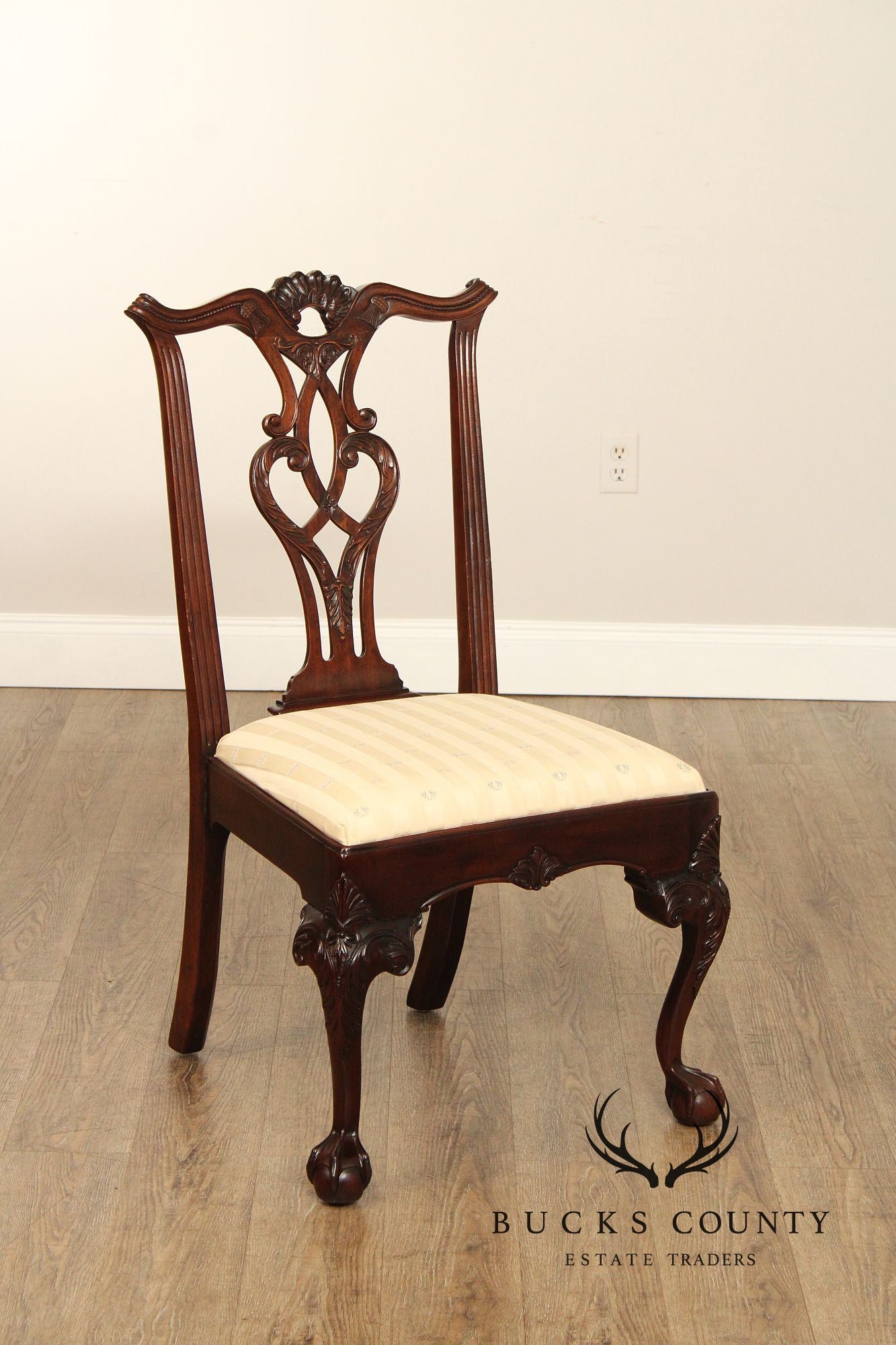 Henredon 'Rittenhouse Square' Chippendale Style Set of Six Dining Chairs