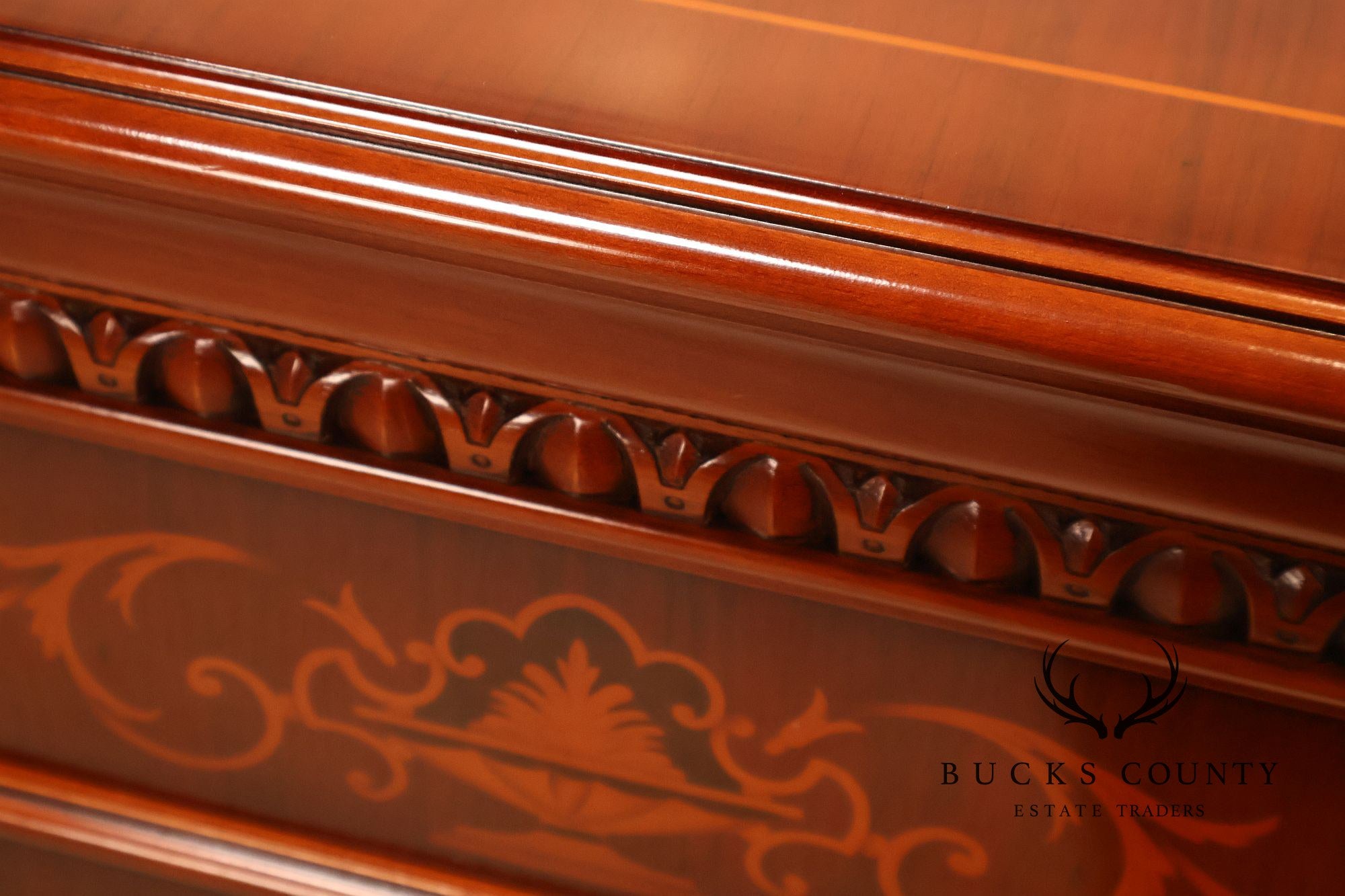 Edwardian Style Inlaid Mahogany Chest of Drawers