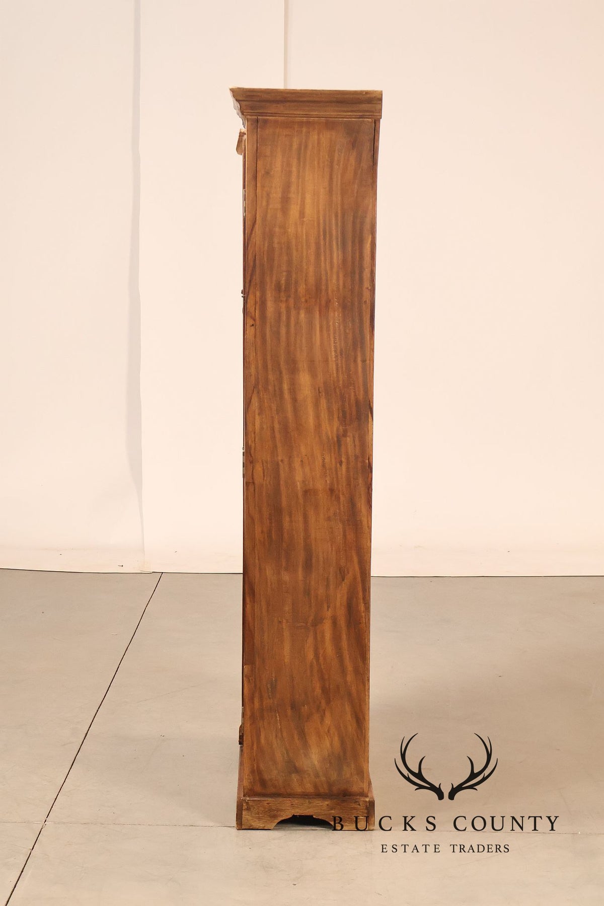 Antique Indian Teak and Wrought Iron Cabinet