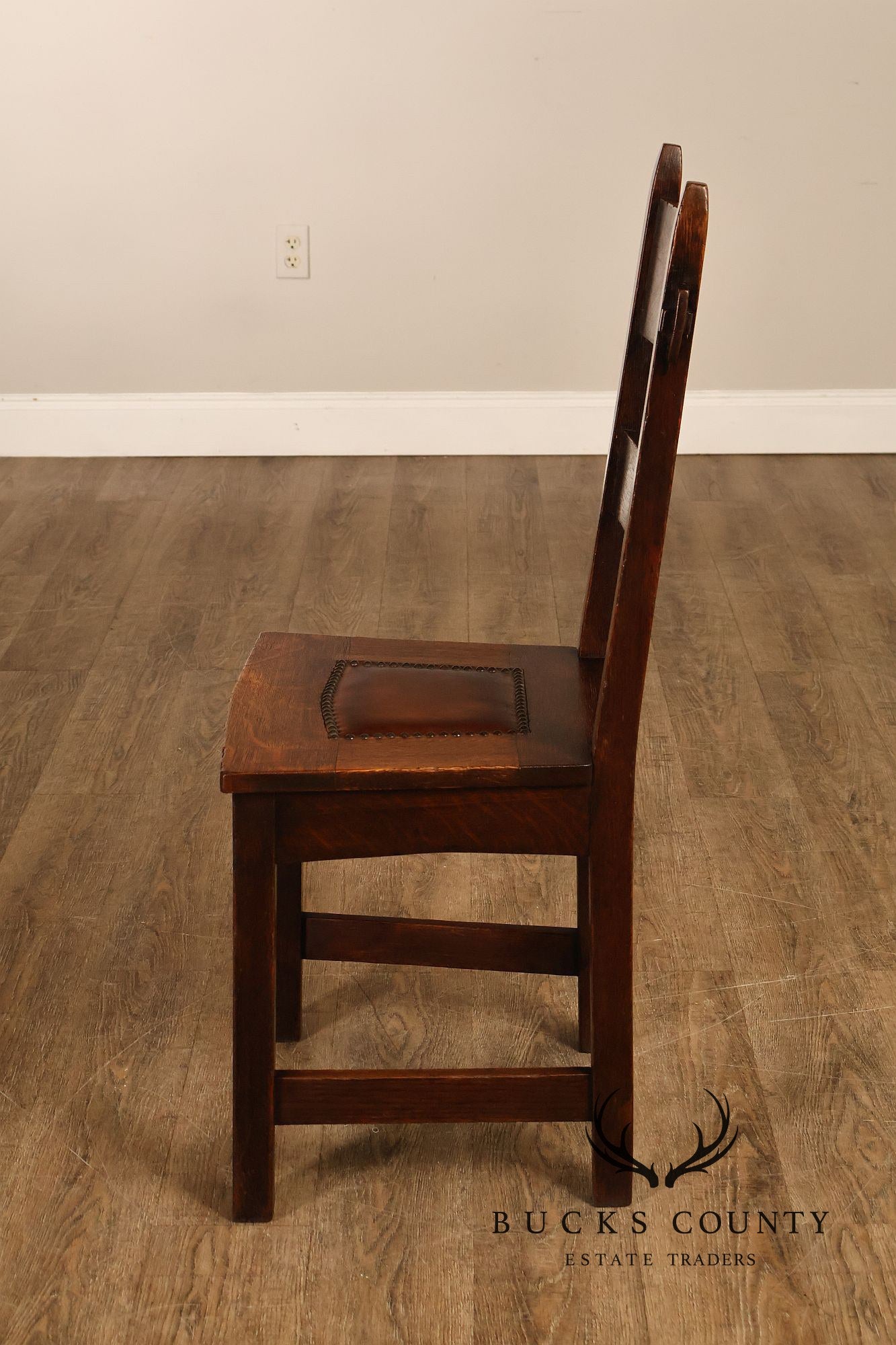 Gustav Stickley Antique Rabbit Ear #1291 Dining Chair