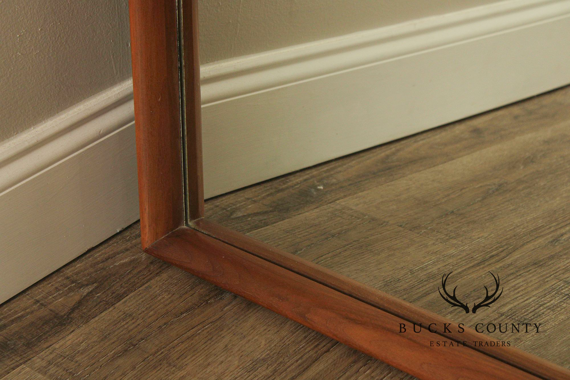 Mid Century Modern Walnut Dresser Mirror