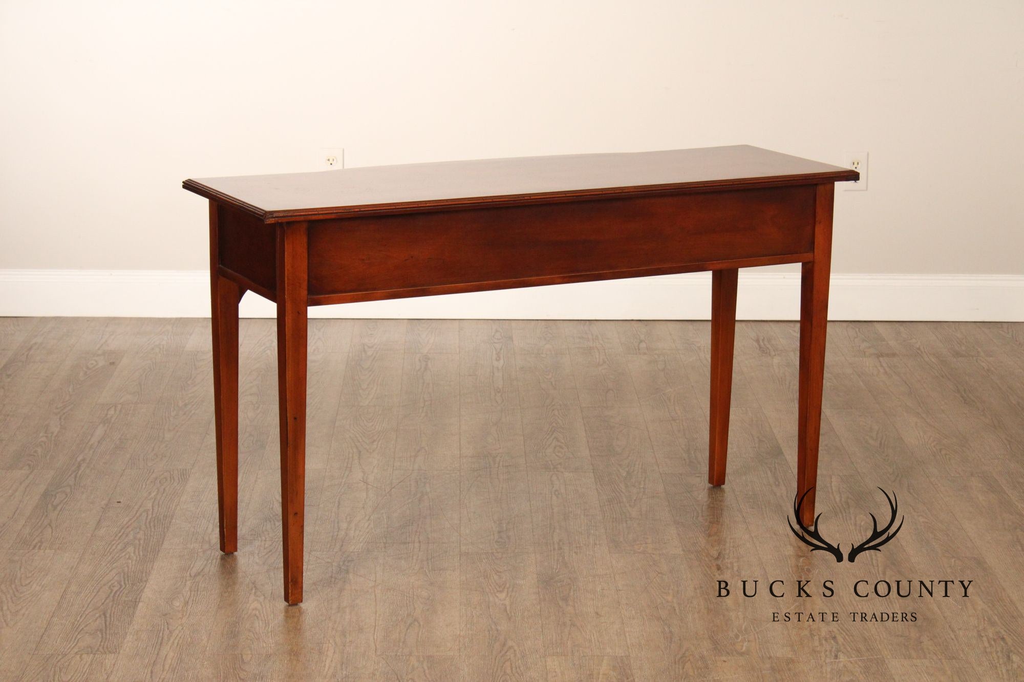 Hekman Federal Style Three Drawer Console Table