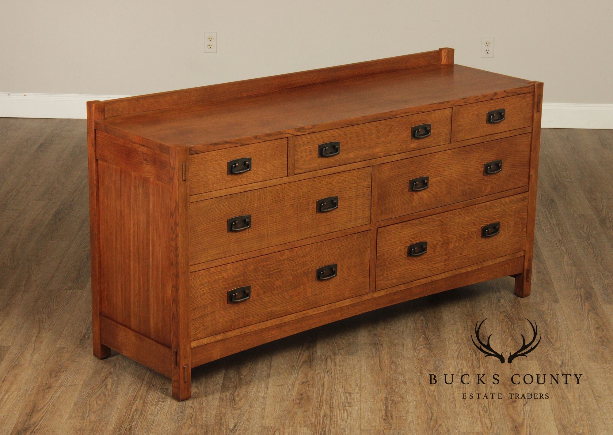 Stickley Mission Collection Oak Triple Dresser