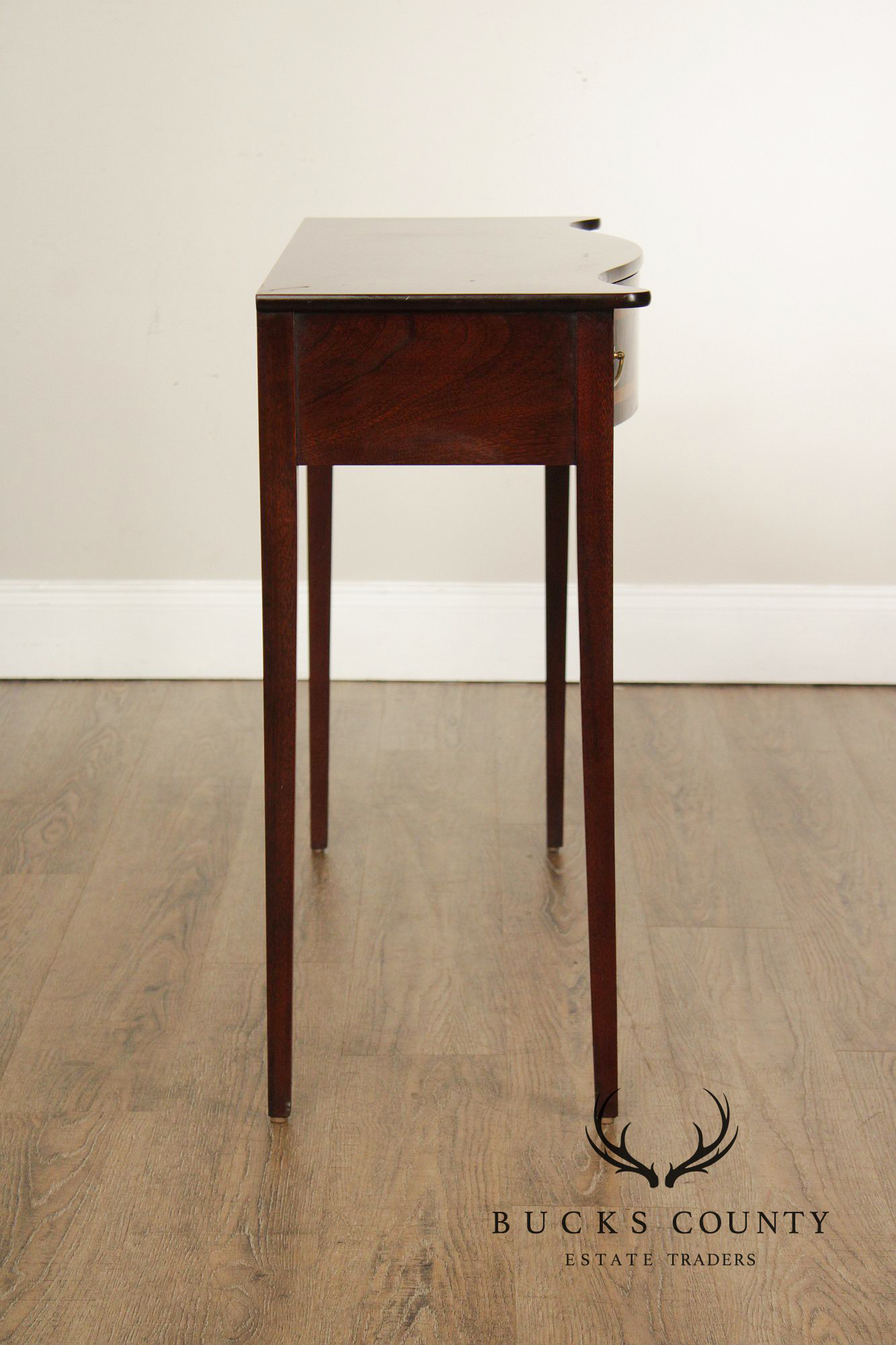 Federal Style Inlaid Mahogany Narrow Console Table