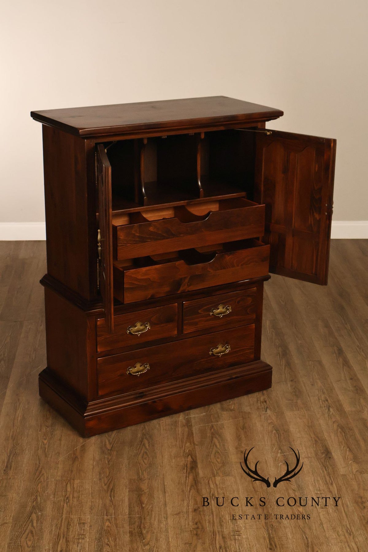 Ethan Allen Pine Armoire Chest