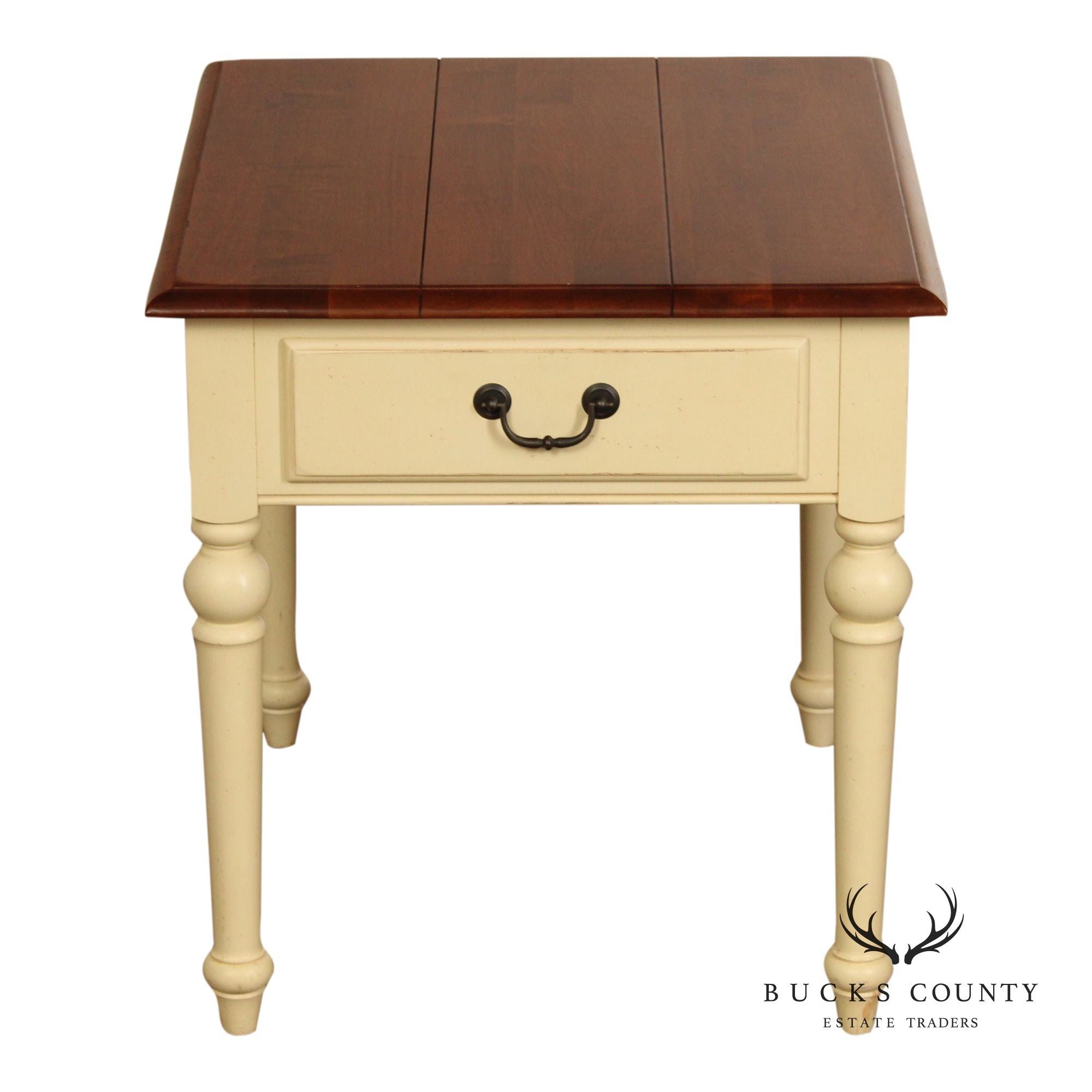 Ethan Allen 'Country Crossings' One-Drawer Side Table
