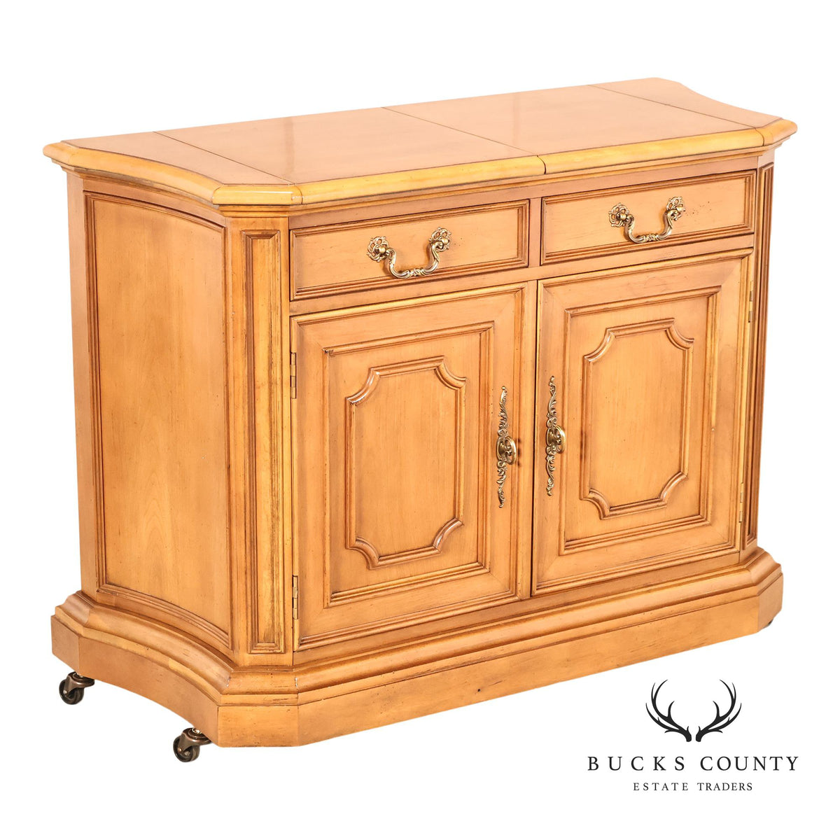 Century Furniture Regency Style Flip Top Server