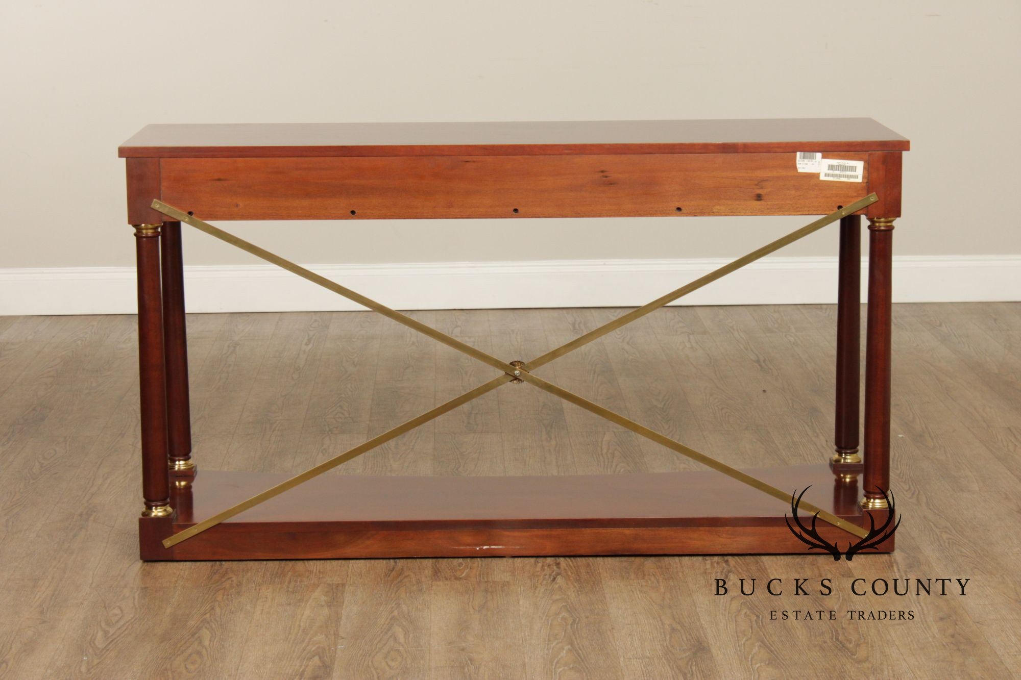 Ethan Allen 'Medallion' Cherry One-Drawer Console Table