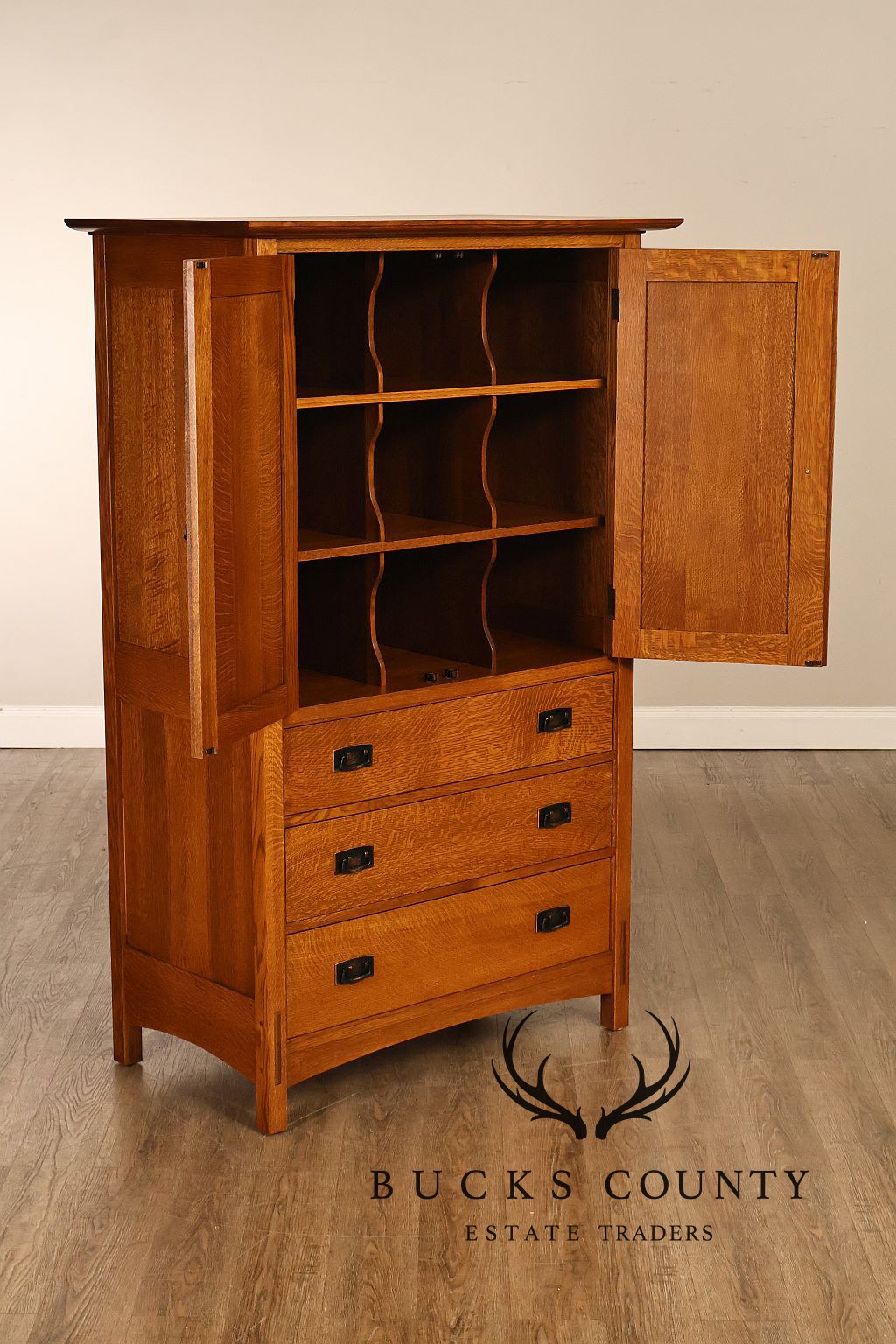 Stickley Mission Collection Oak Door Chest