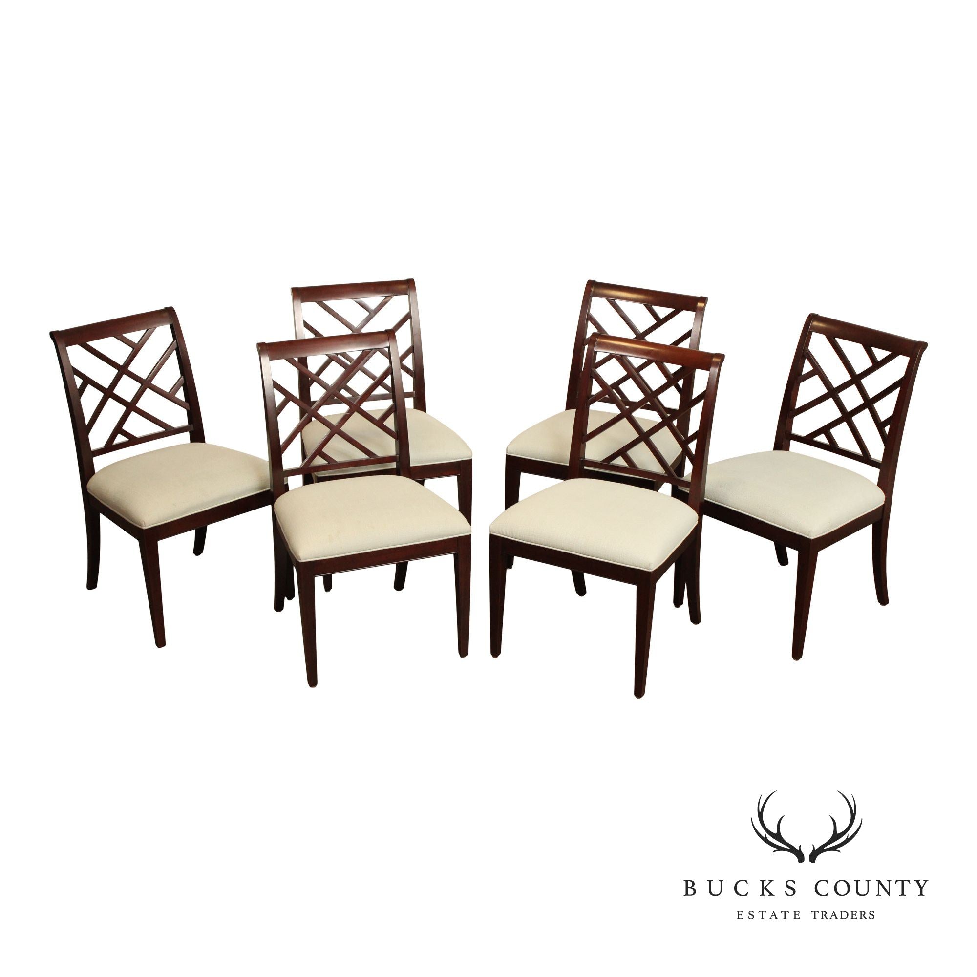 Ethan Allen Set of Six 'Jacqueline' Dining Chairs