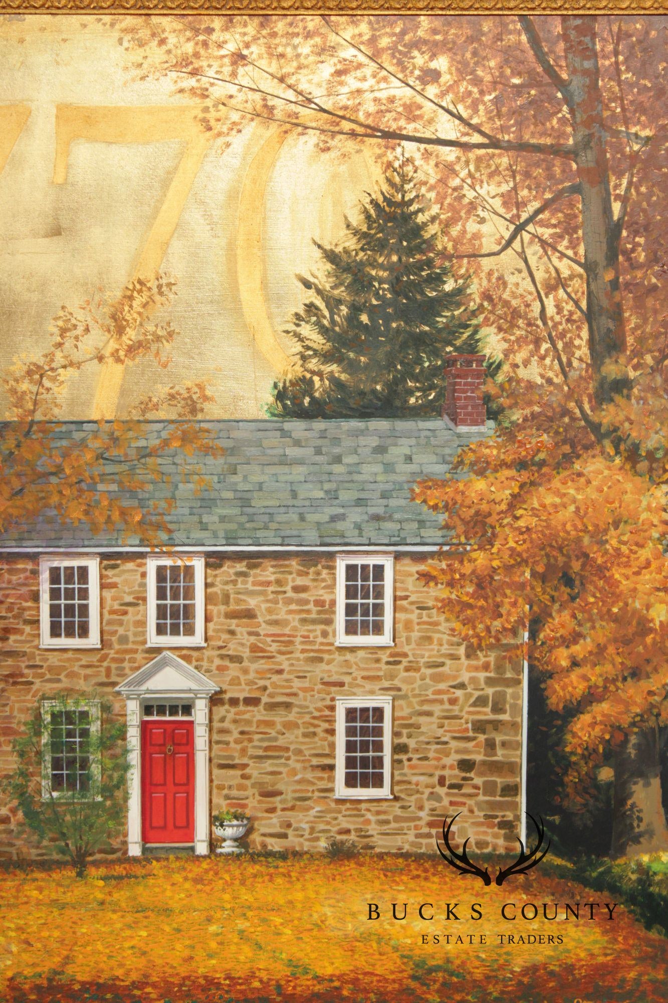 John Styga Oil Painting, 'The Clausen House'