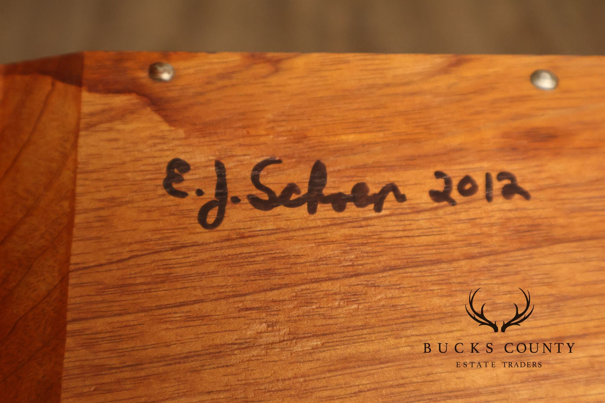 Bench Made Pair Of Sheraton Style Solid Mahogany Nightstands End Tables