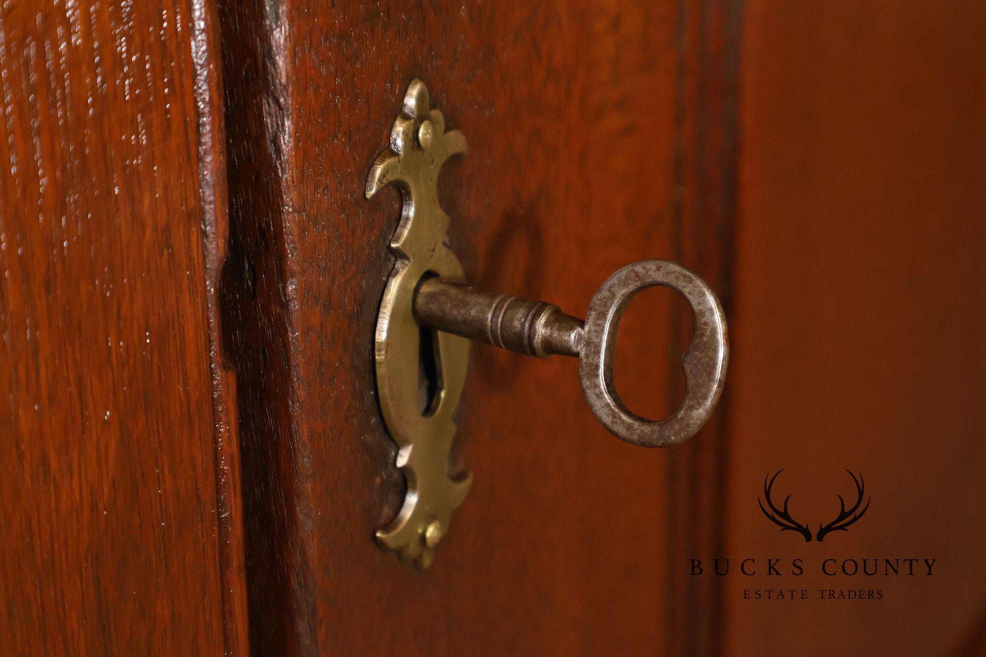 Antique American Walnut Corner Cabinet