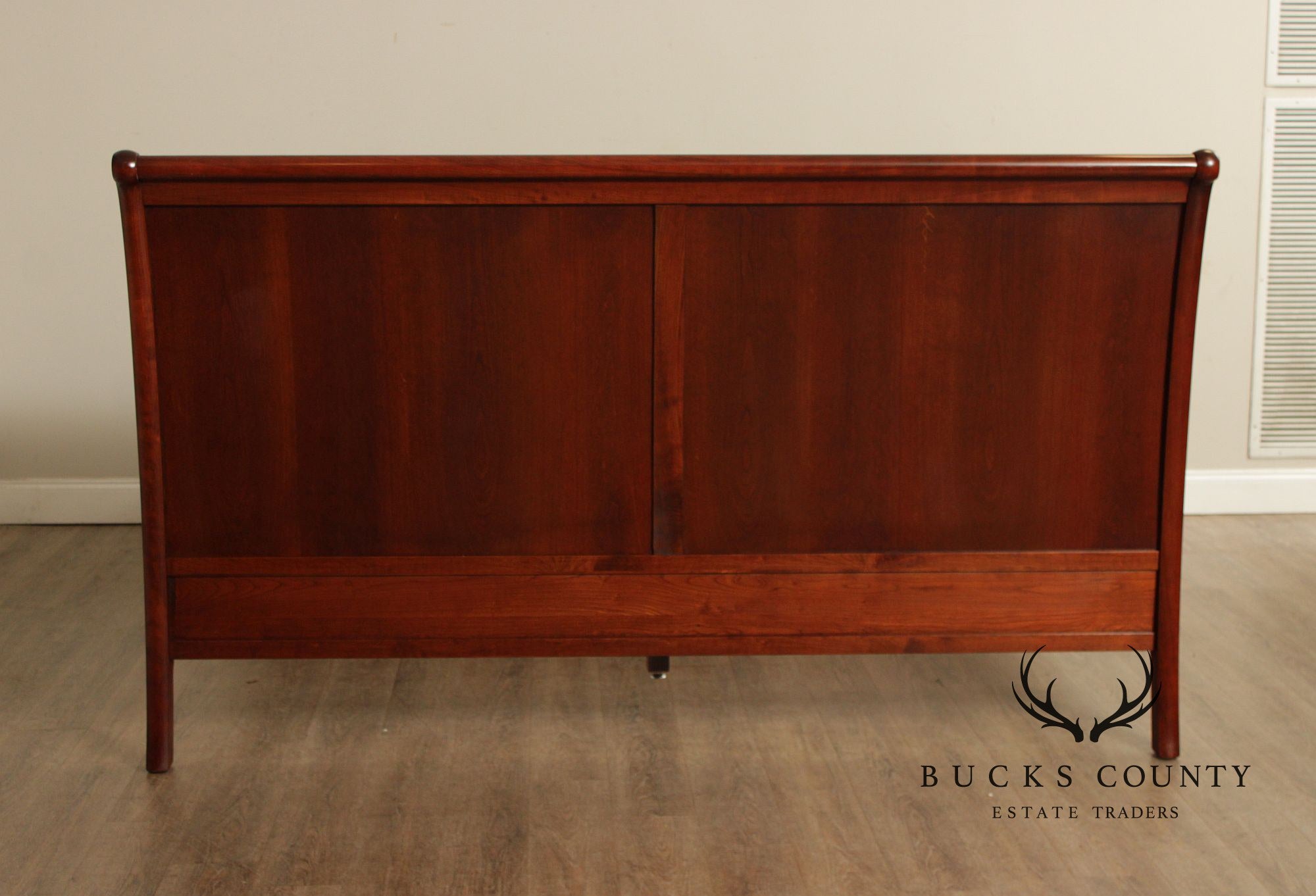 Stickley Traditional Style Cherry King Sleigh Bed