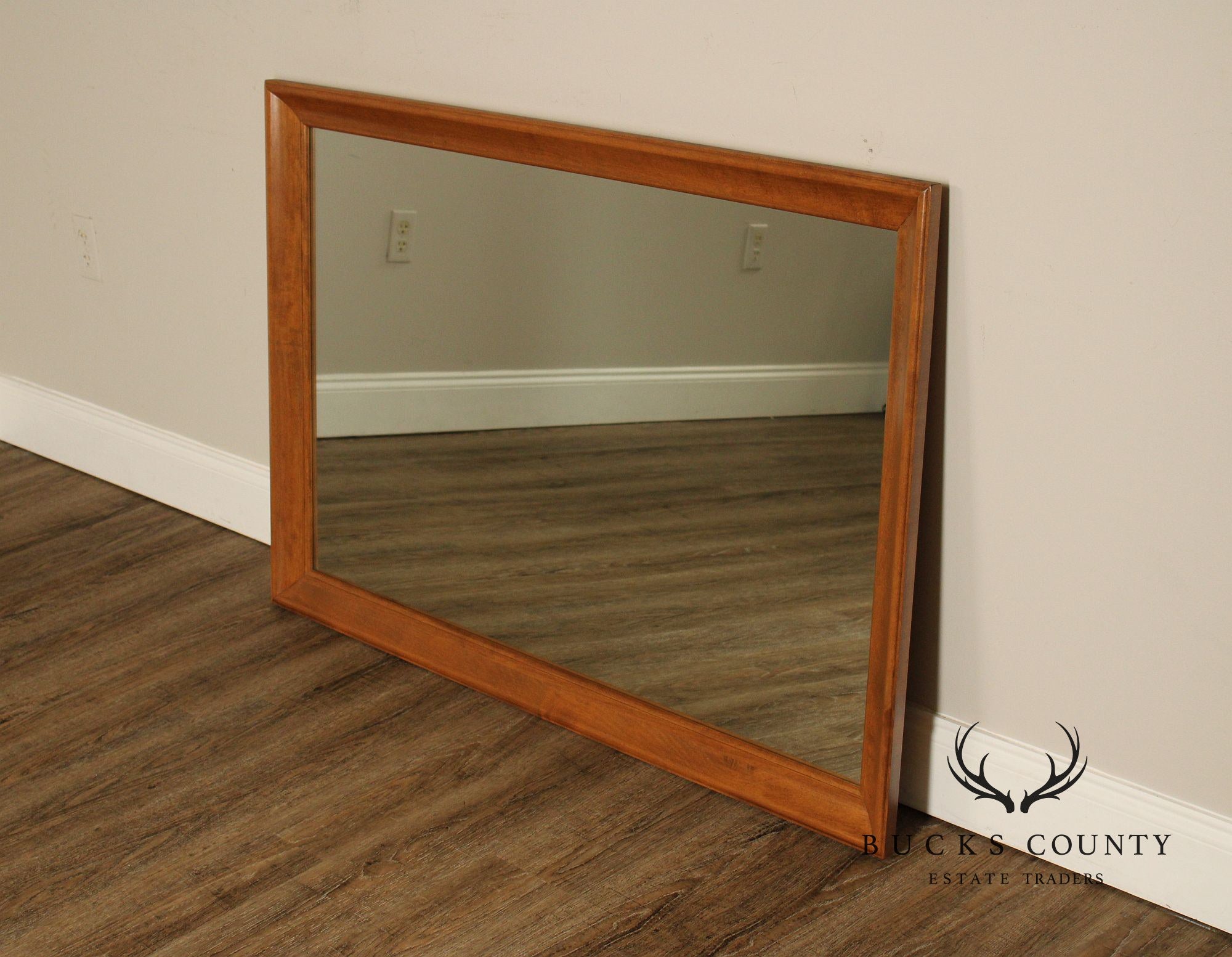 Ethan Allen Heirloom Nutmeg Maple Wall Mirror