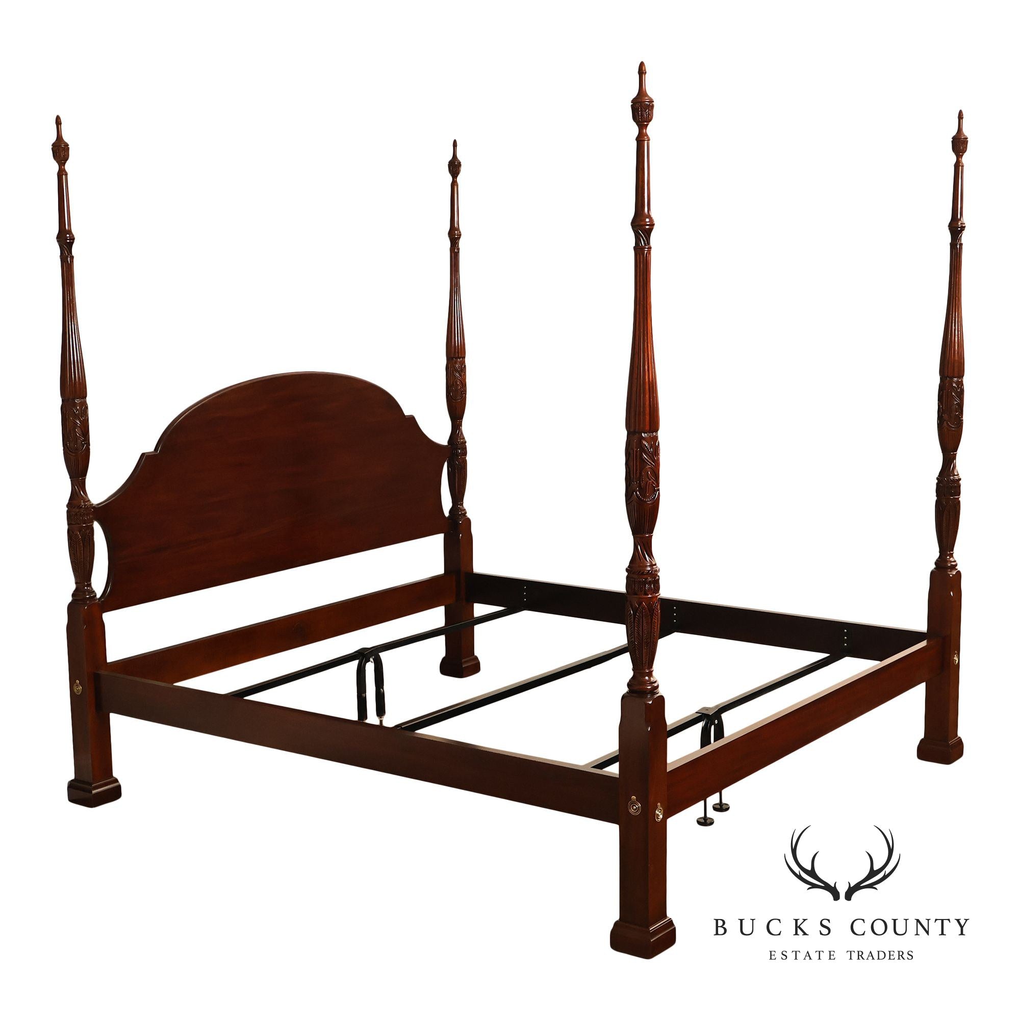 Henkel Harris Mahogany King Four Poster Bed Style 151