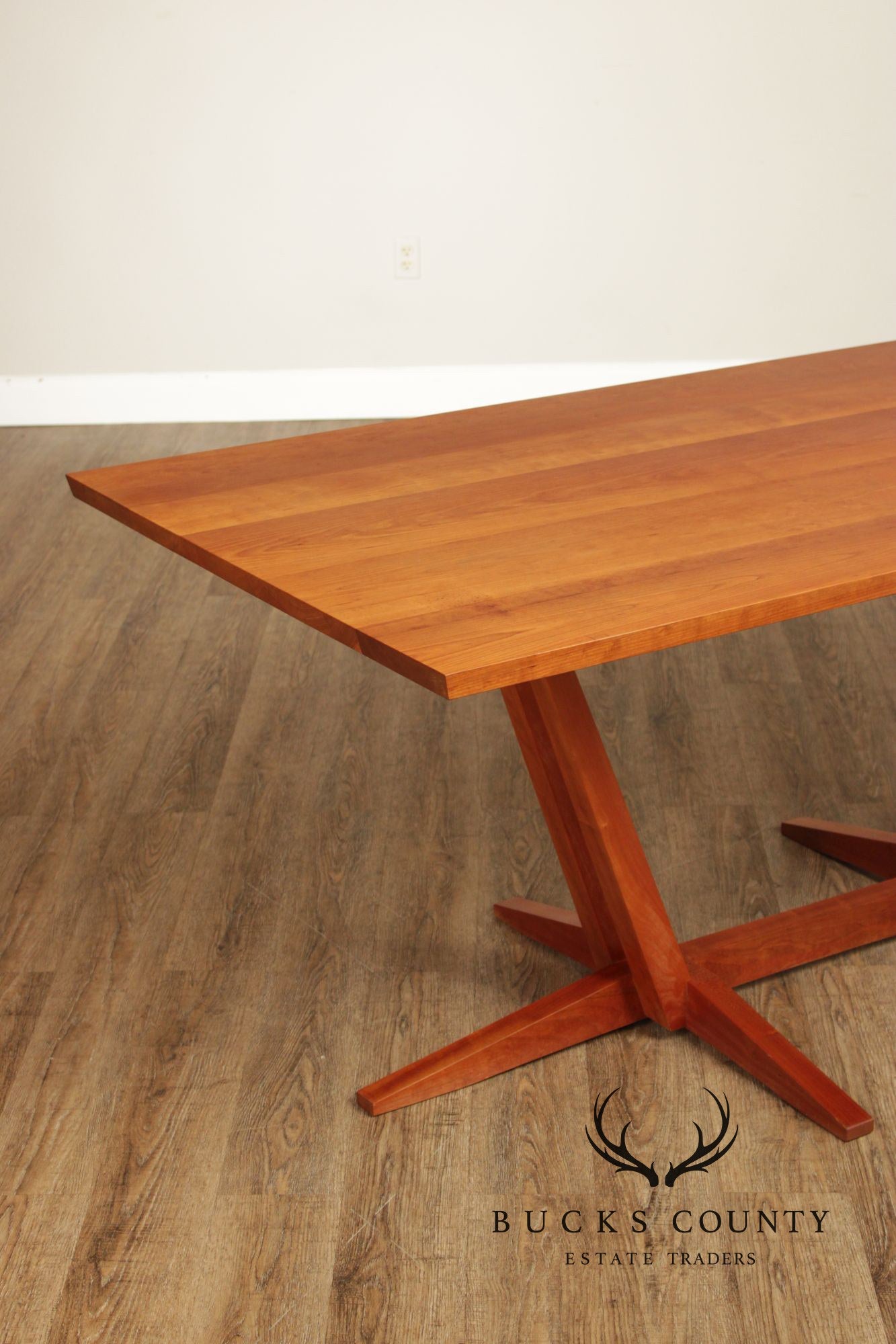 Thomas Moser Cherry Edo Trestle Dining Table