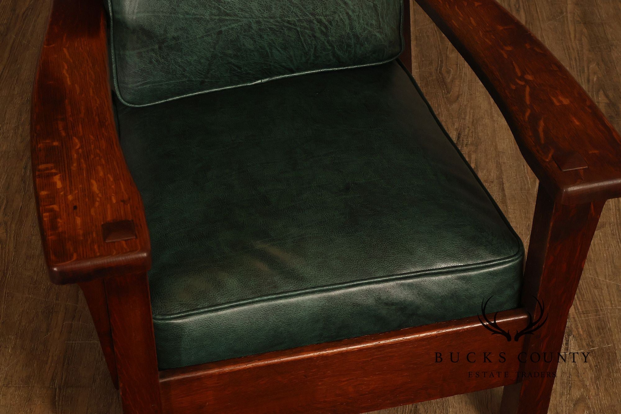 Limbert Arts & Crafts Antique Mission Oak Lounge Chair And Rocking Chair