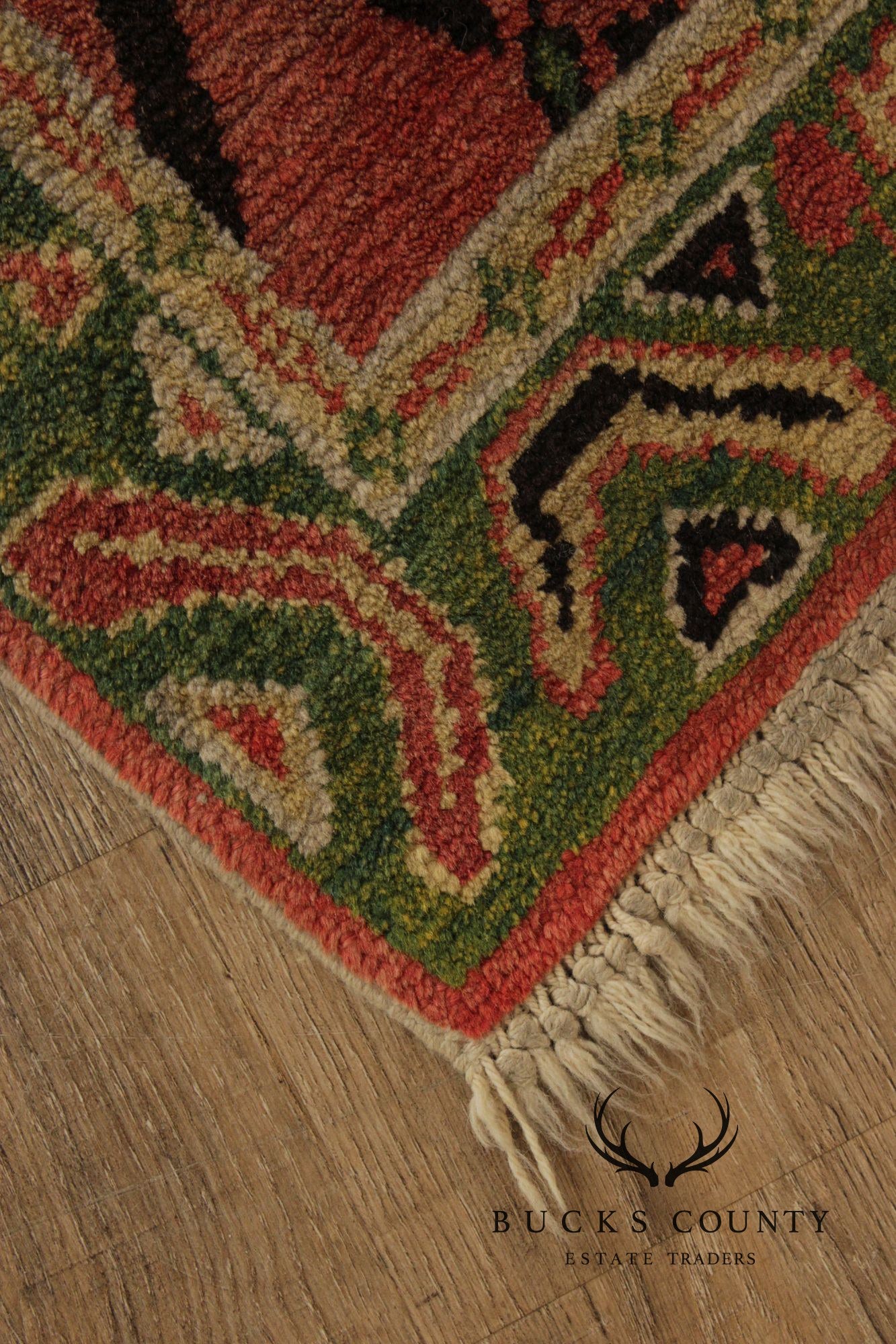 Khotan Style Hand Knotted Wool Area Rug 6'x 9'