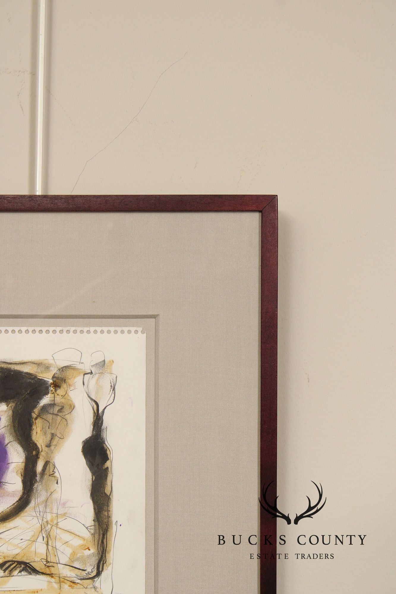 Bryan Hunt Abstract Graphite on Paper, 'Four Movements IV'