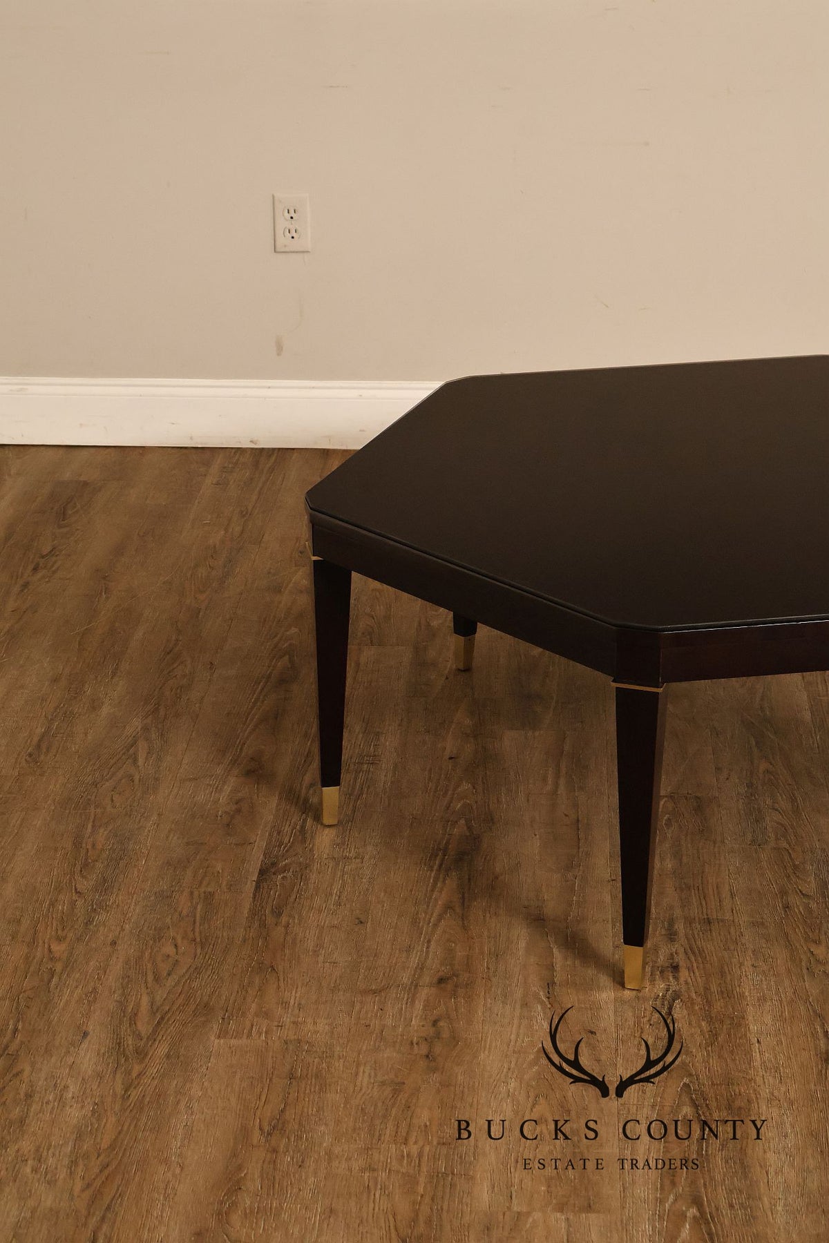 Councill Furniture Hexagonal Glass Top Coffee Table