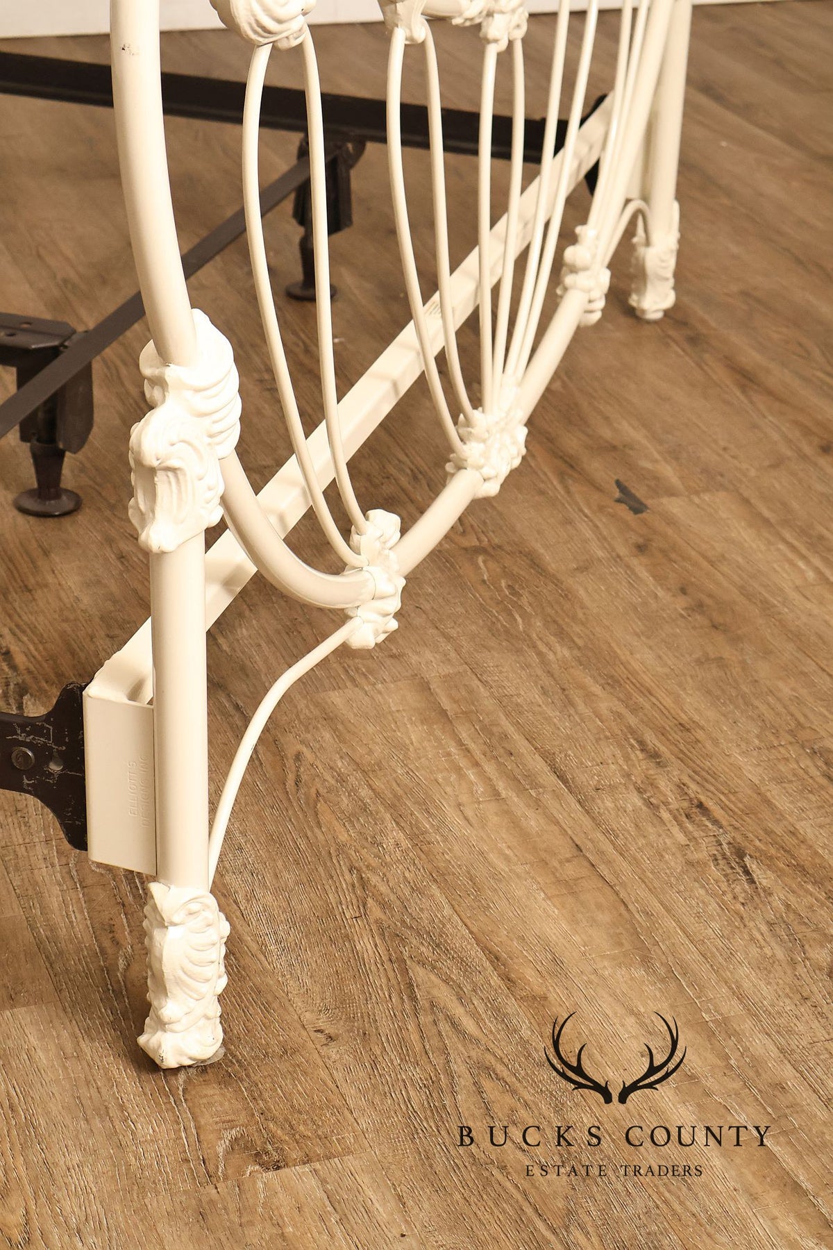 Elliott’s Designs, Inc. Wrought Iron and Brass Queen Bed