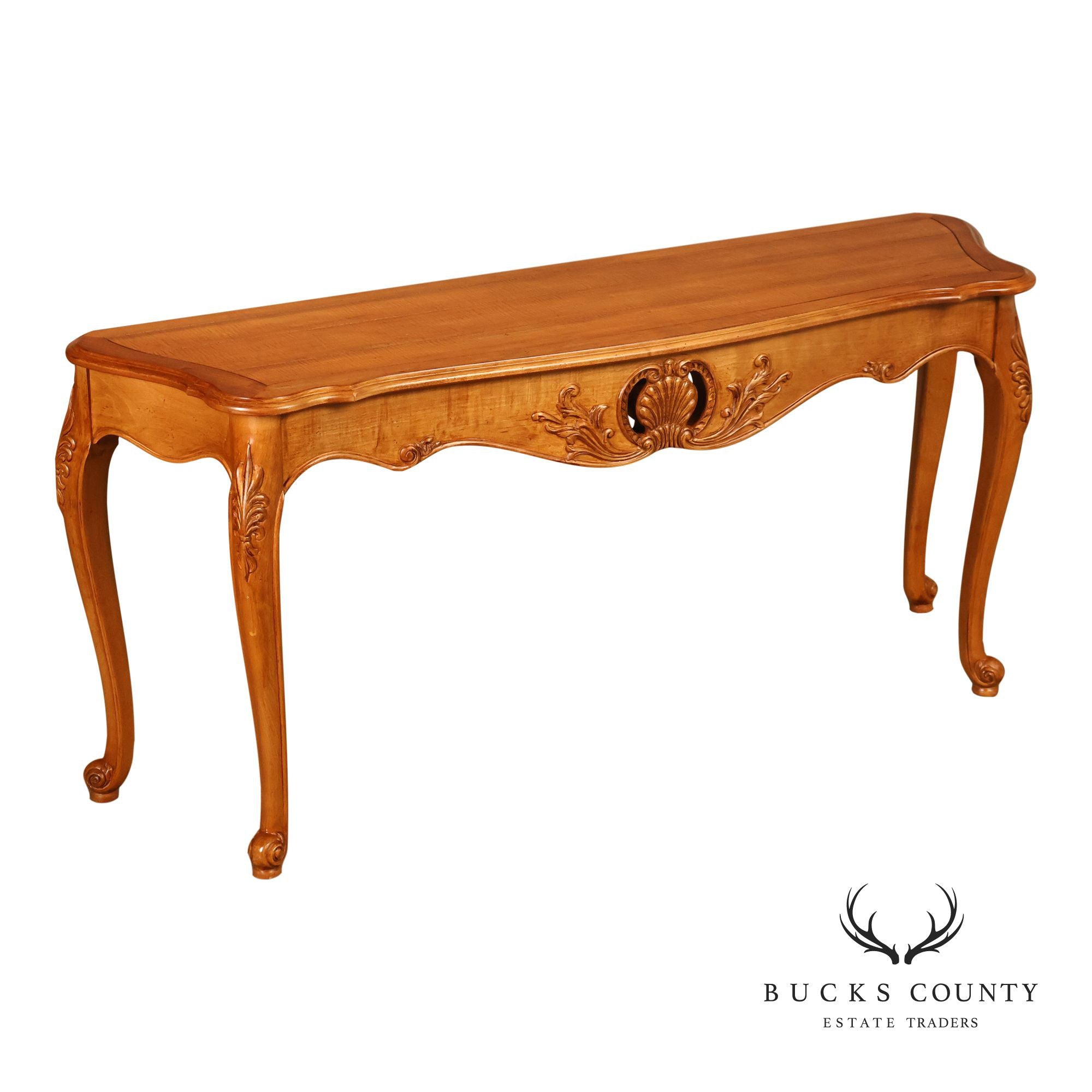 Ethan Allen Legacy Collection French Country Style Narrow Console Table