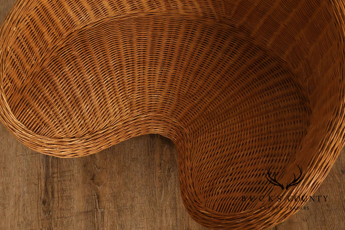 Boho Style Wicker Lotus Chair