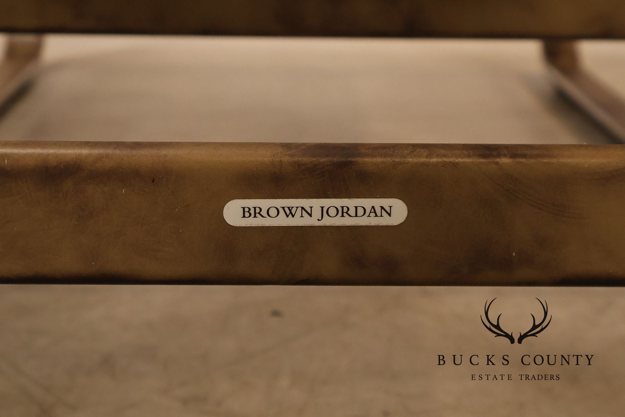 Brown Jordan Quantum Pair Of Contemporary Aluminum Sling Adjustable Chaise Lounge Chairs