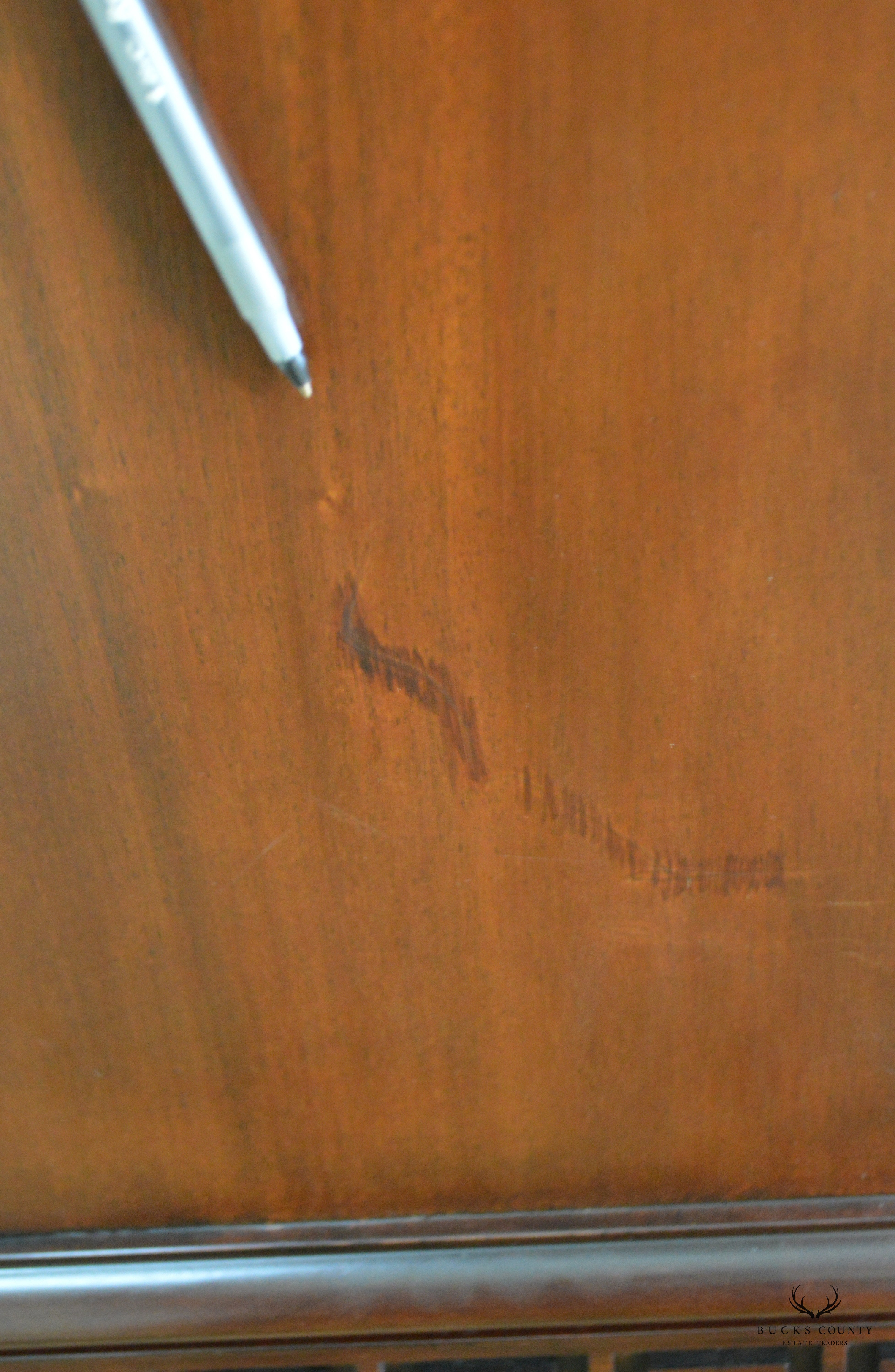 Baker Colonial Williamsburg Collection Large Mahogany Chippendale Breakfront