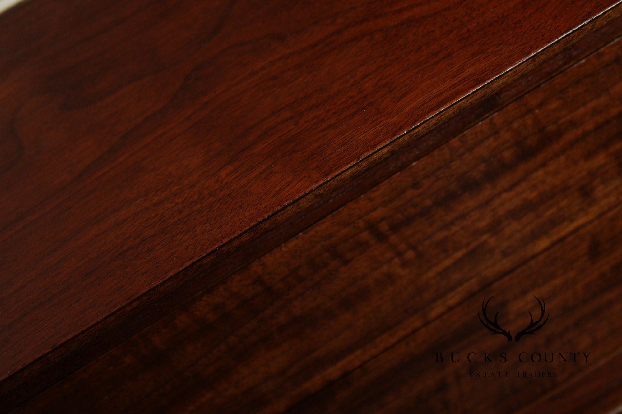 Lane Mid Century Modern Tile Top Walnut Coffee Table