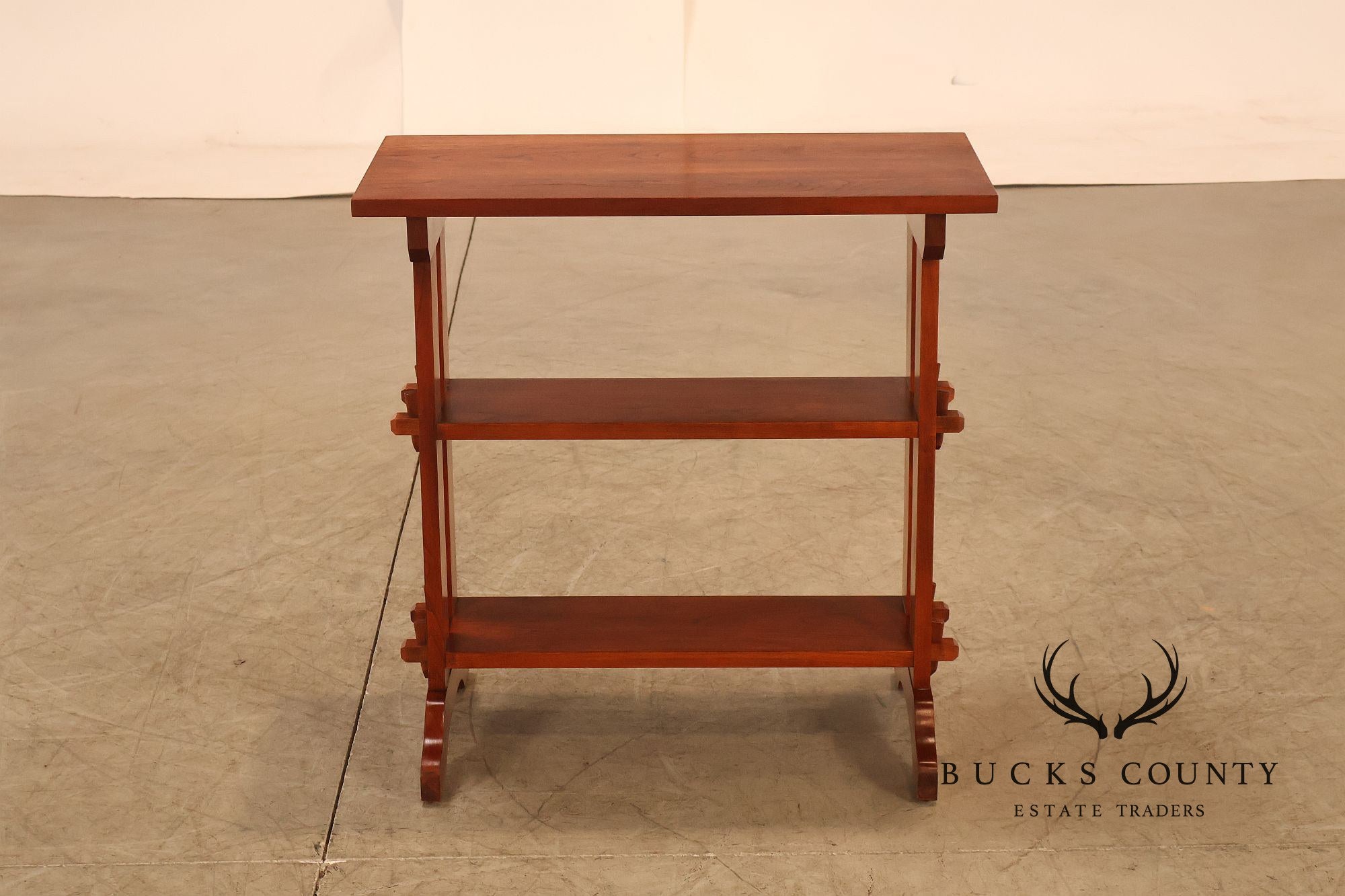 Stickley Mission Collection Pair of Cherry Roycroft Little Journeys Tables