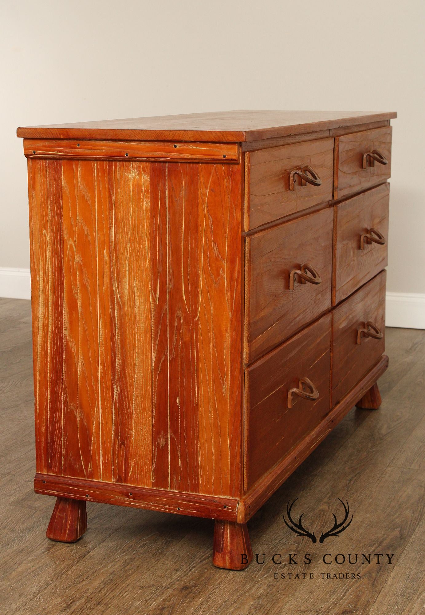 Brandt Ranch Oak Vintage Double Dresser