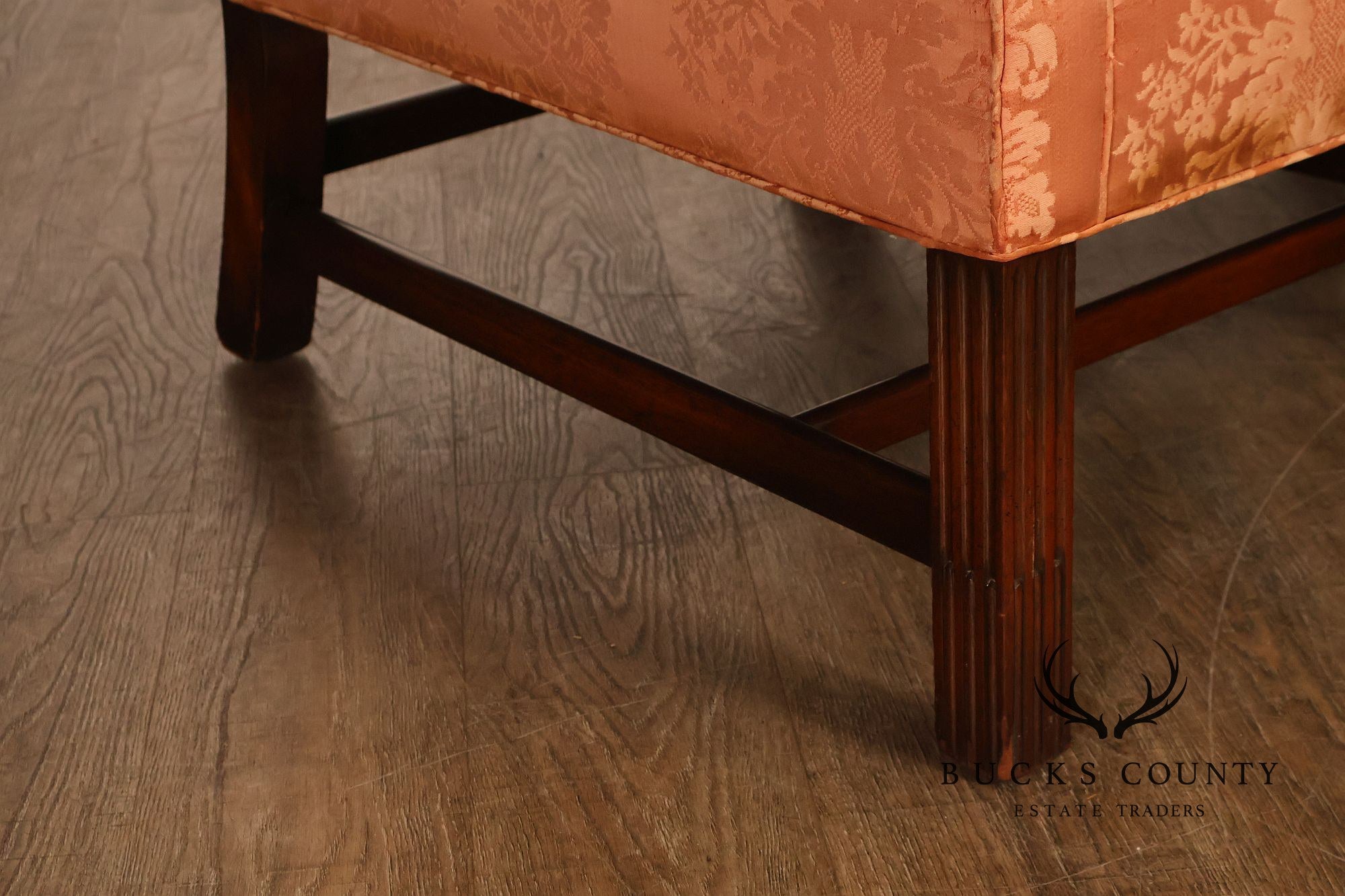 Southwood Chippendale Style Mahogany Camelback Sofa