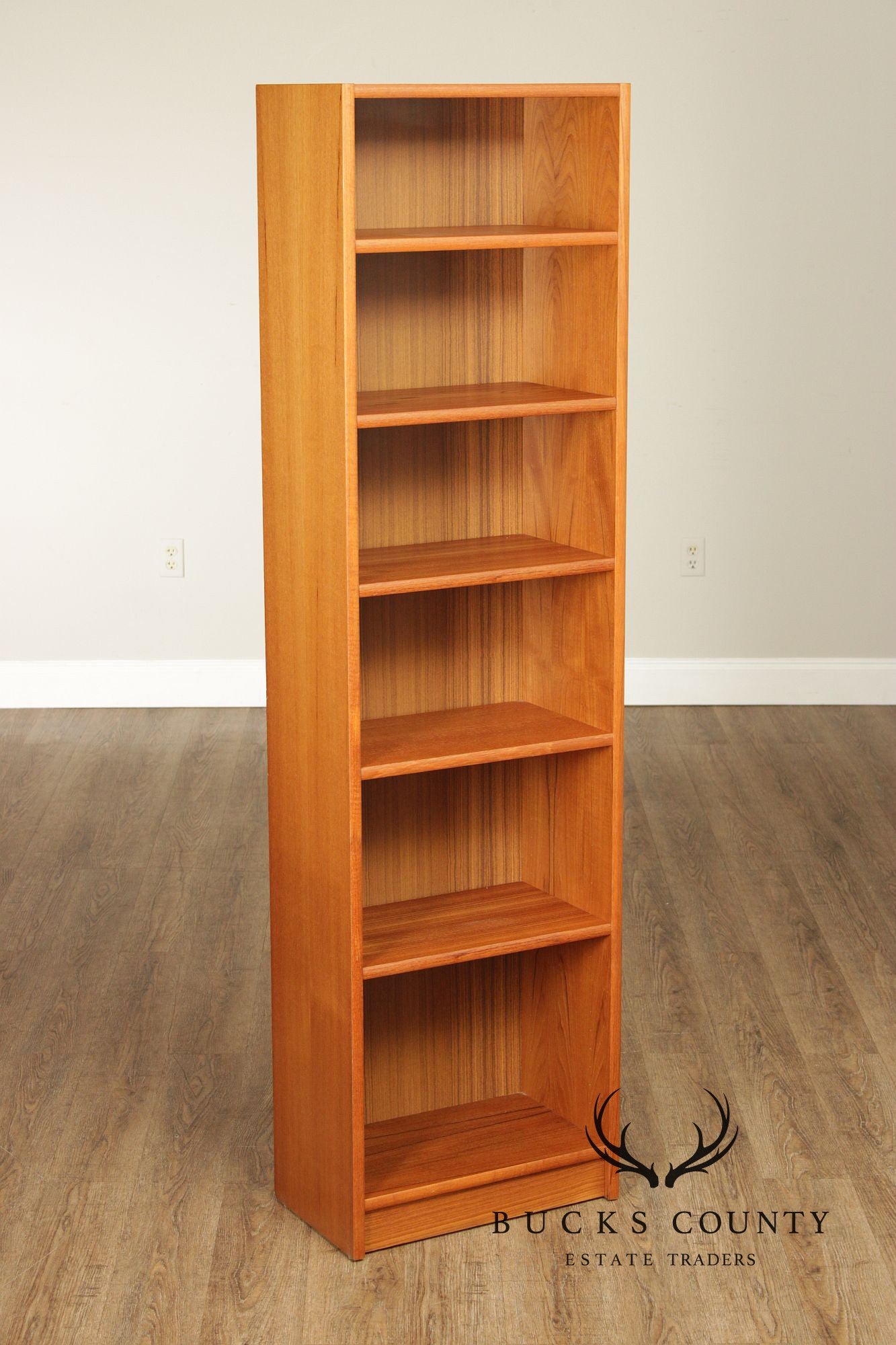 Danish Mid Century Modern Teak Bookcase